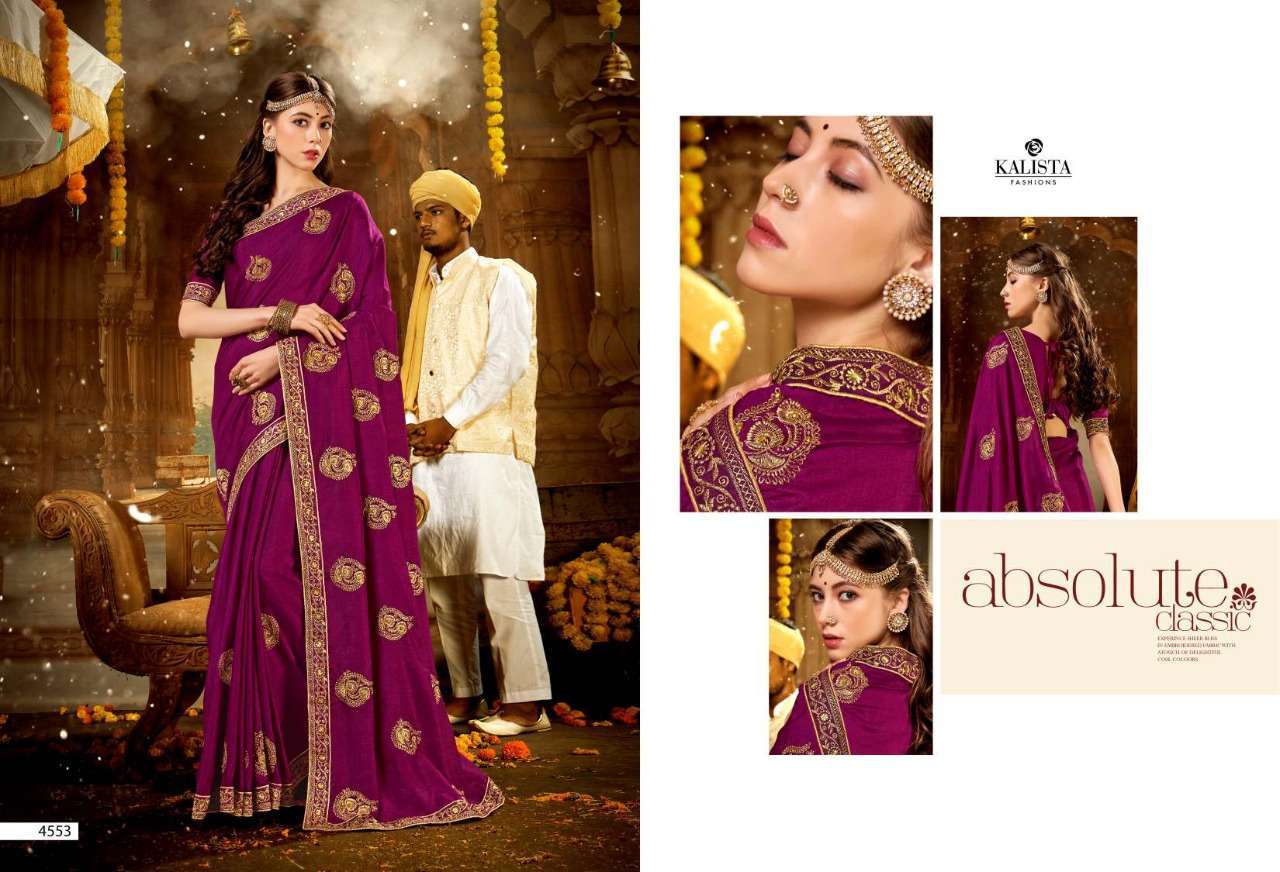 KALISTA EURO VOL 3 VICHITRA SILK ELEGANT LOOK SAREES