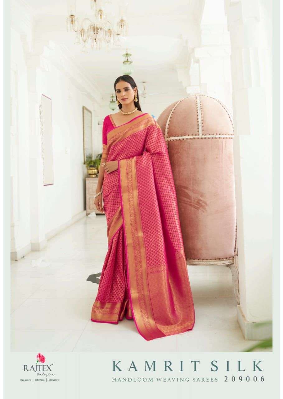 Rajtex kamrit silk series 209001-209006 handloom weaving sarees