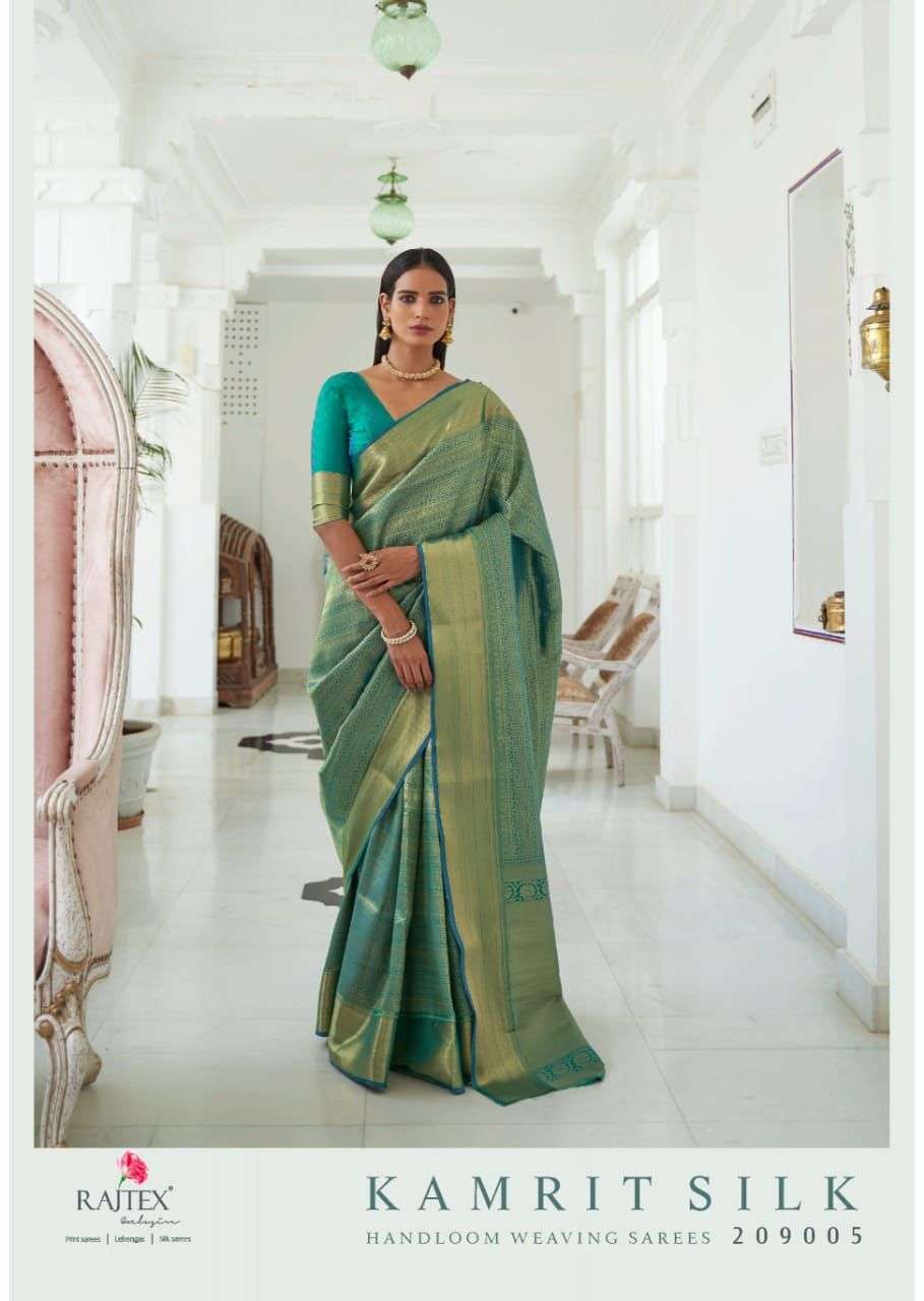 Rajtex kamrit silk series 209001-209006 handloom weaving sarees