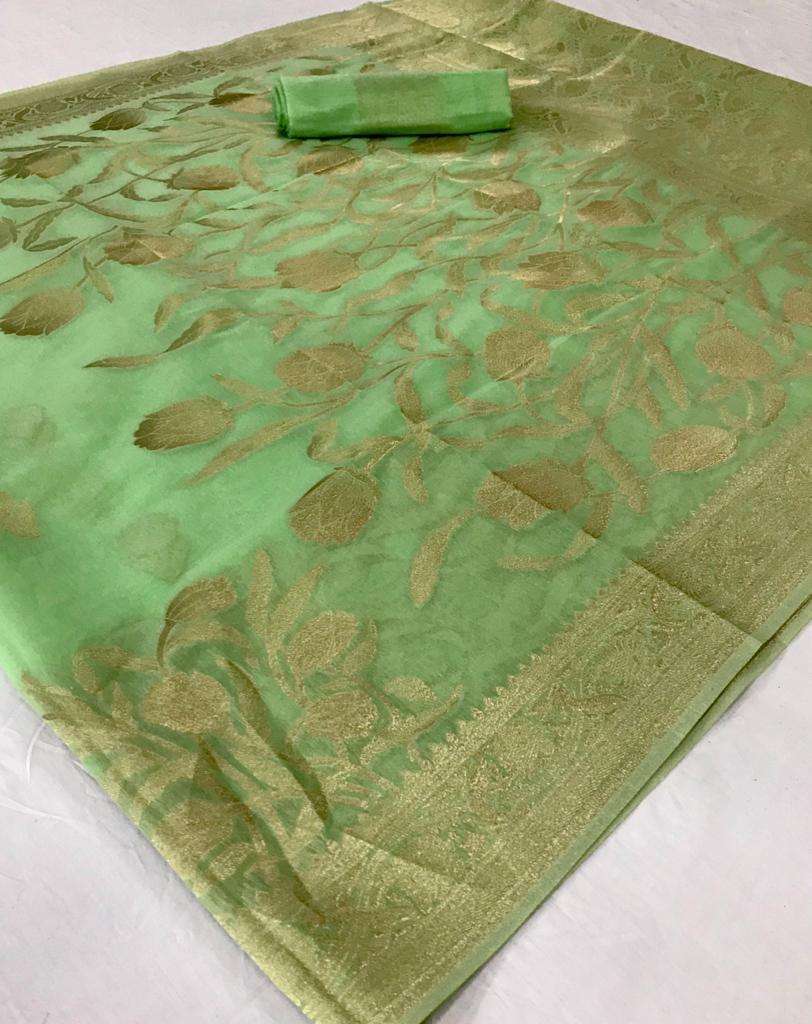 Rajtex kaneera silk series 163001-163006 pure linen weaving saree 