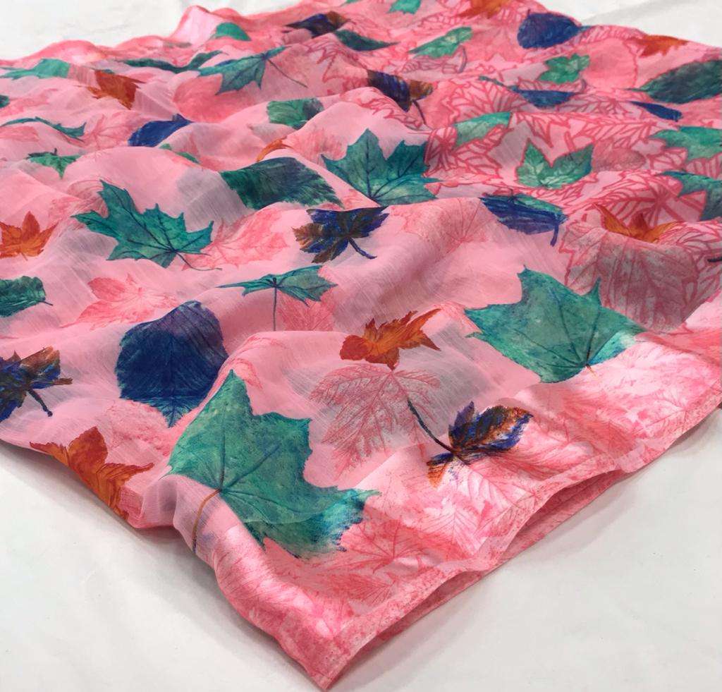 rajyog flory silk soft linen sarees best rate for shop