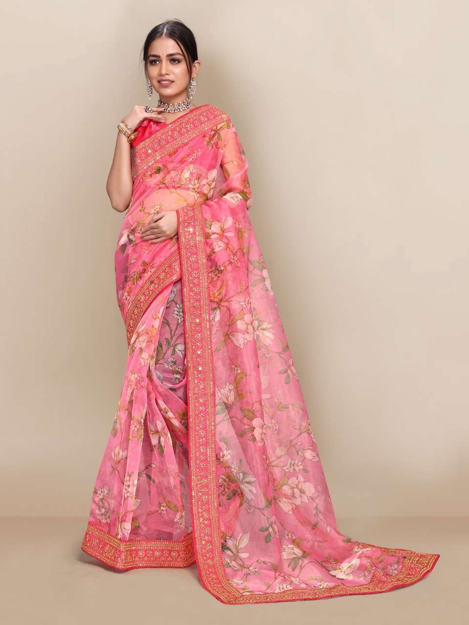 Slyvie vol 2 Organza weaving special sarees wholesale shop