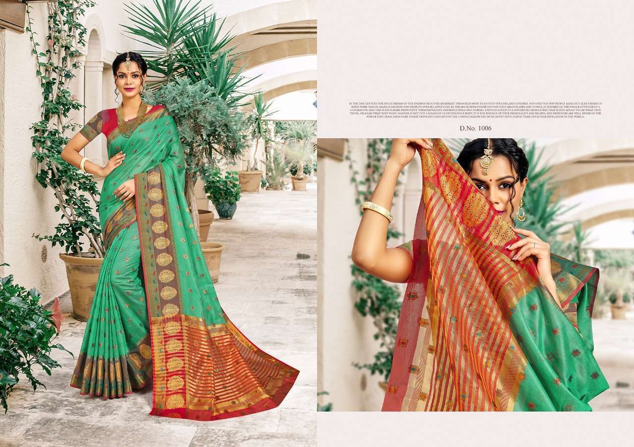 Buy Cartyshop Self Design, Printed Banarasi Cotton Silk, Art Silk Pink  Sarees Online @ Best Price In India | Flipkart.com