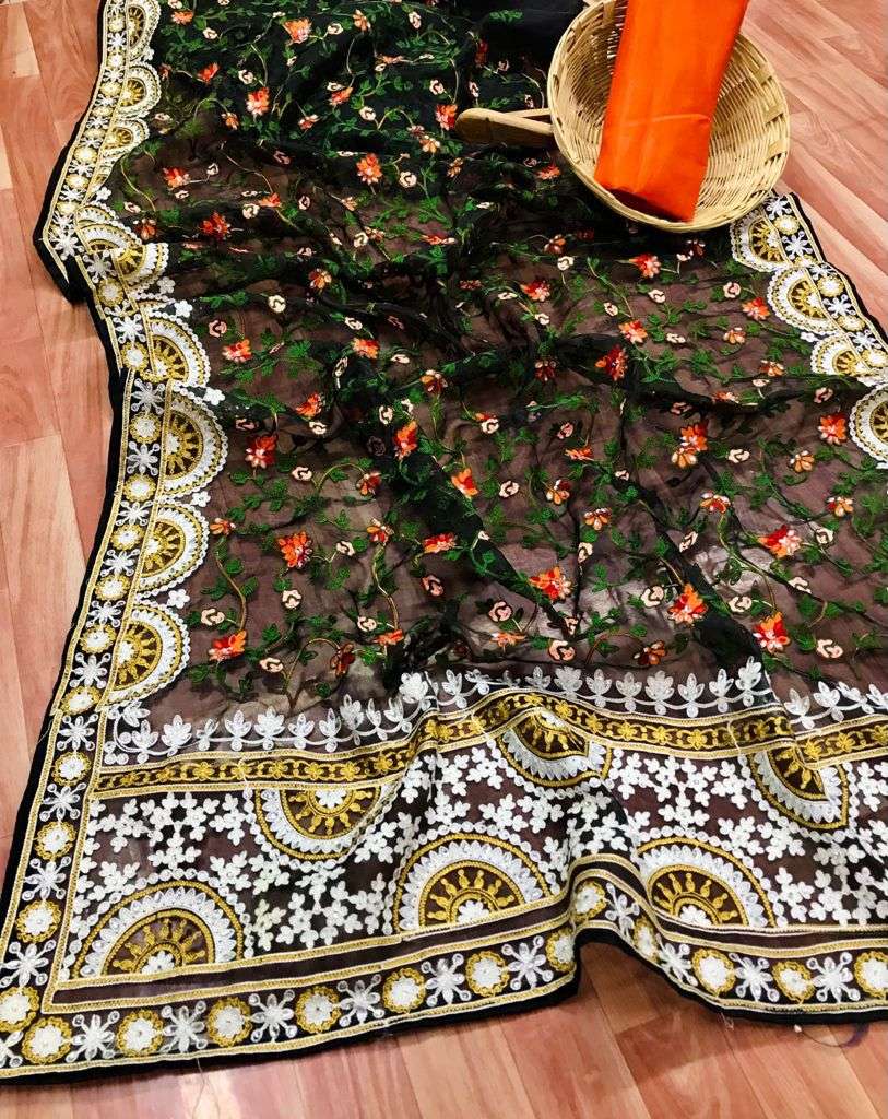 BT-03 DESIGNER SOFT ORGANZA SILK NON CATALOG SAREE 