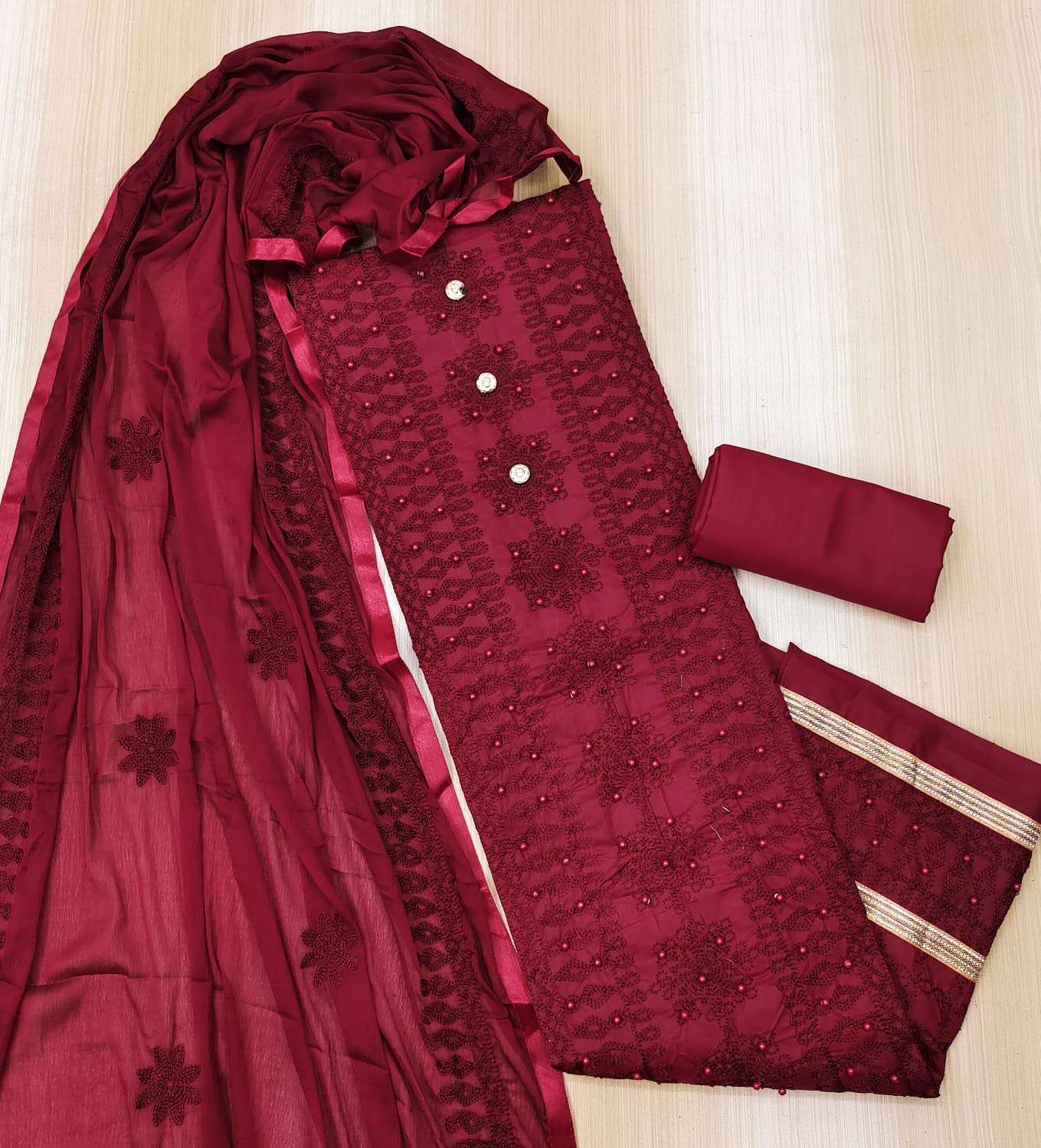BT-17 DESIGNER COTTON WORK NON CATALOG SUIT 