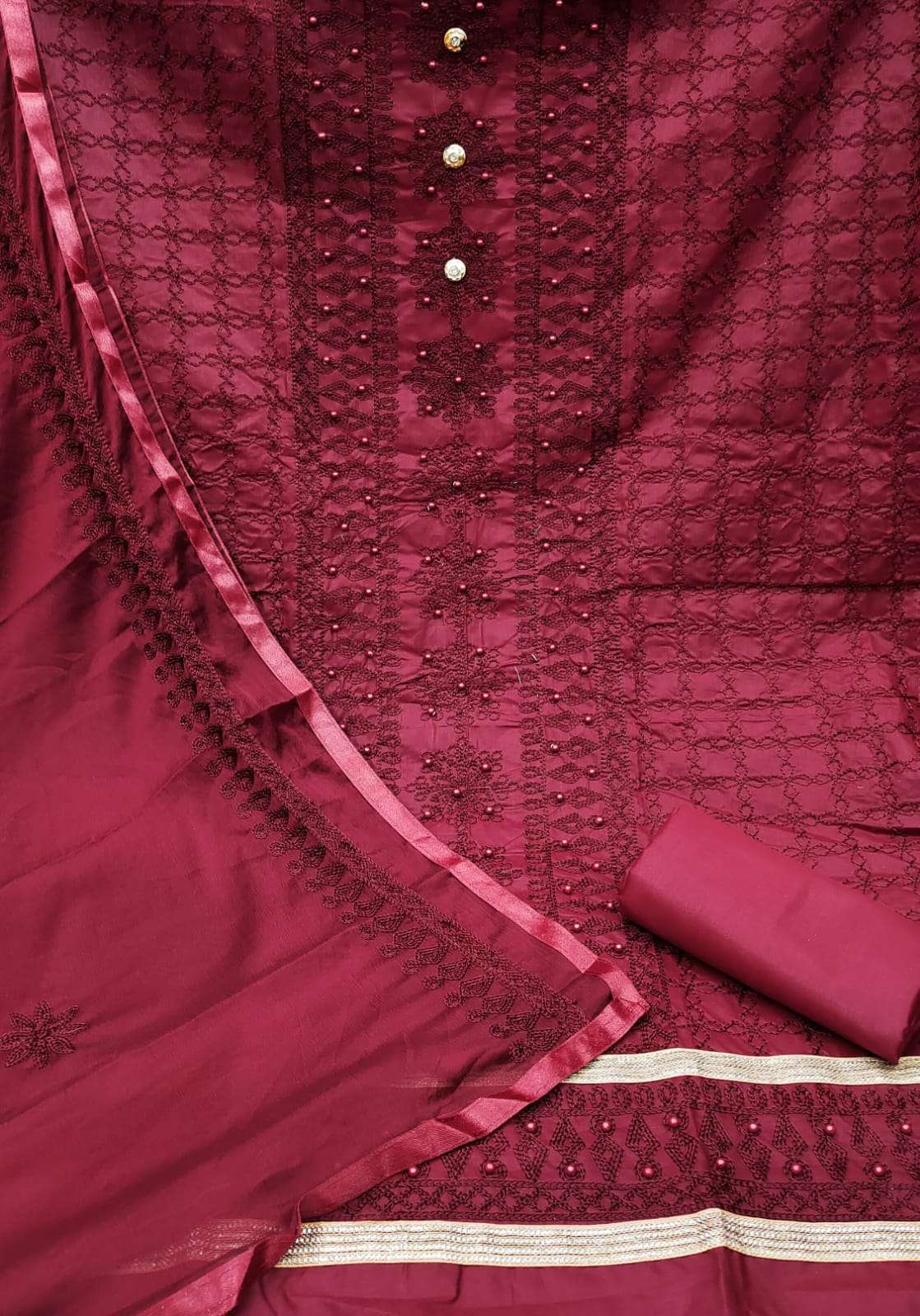 BT-17 DESIGNER COTTON WORK NON CATALOG SUIT 