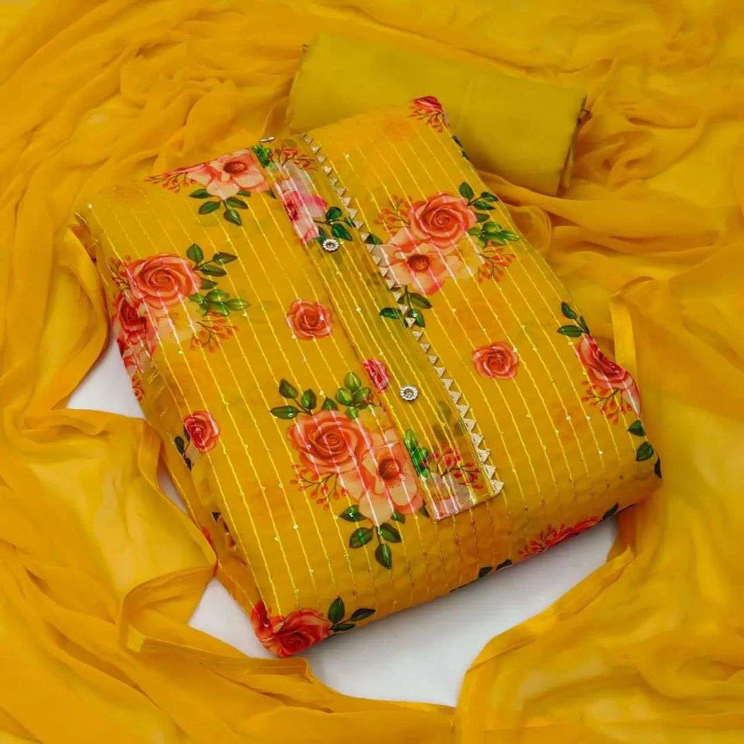 BT PRESENT GEORGETTE WORK DIGITAL PRINT NON CATALOG SUIT 