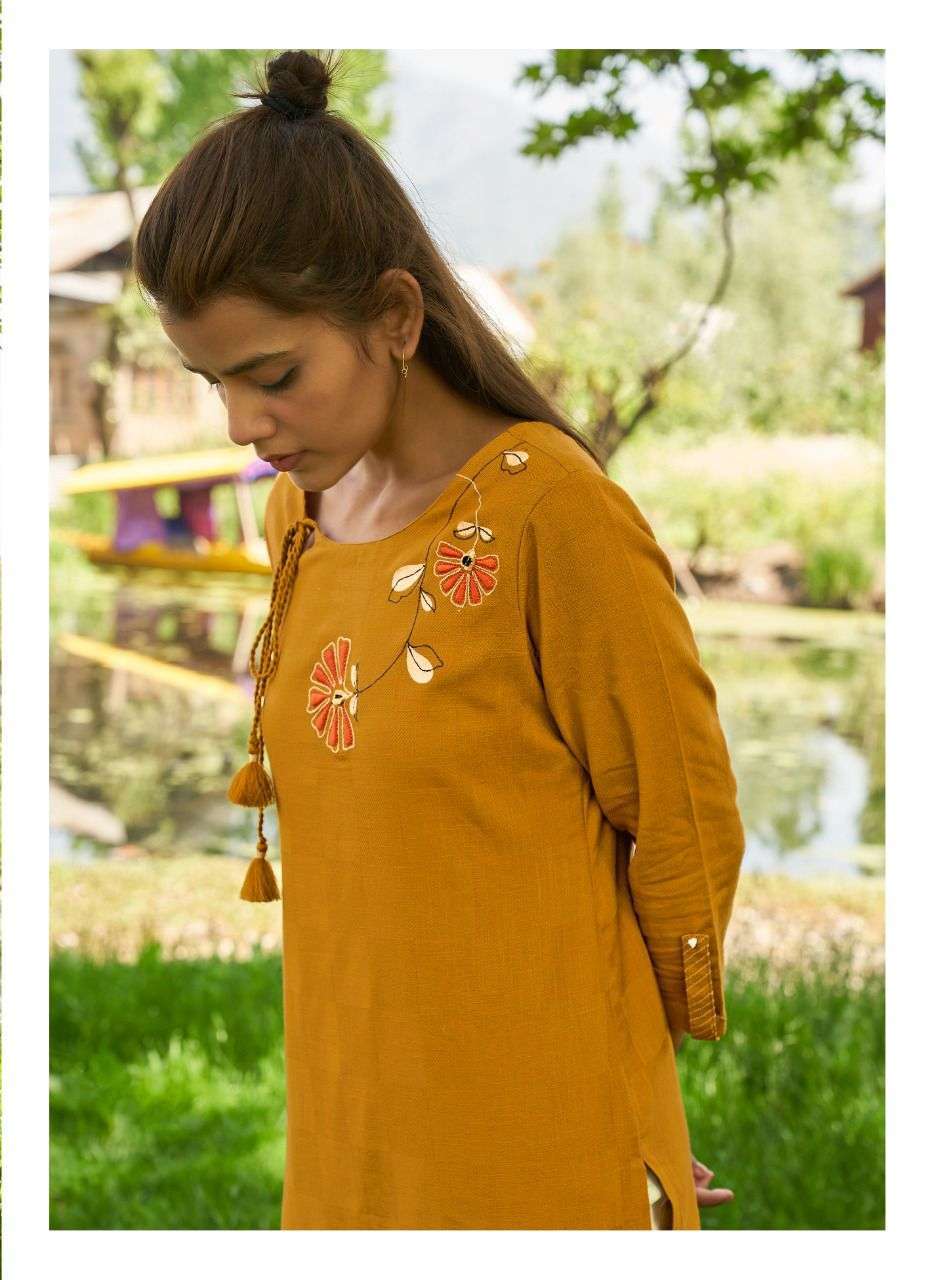 four buttons colors-11 series 5131-5318 pure cotton kurti 