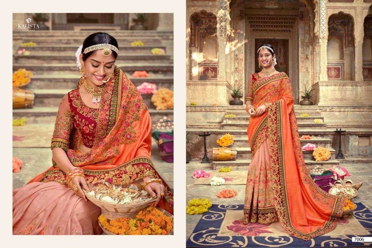 Kalista khwaab vol 18 series 7006-7011 silk saree