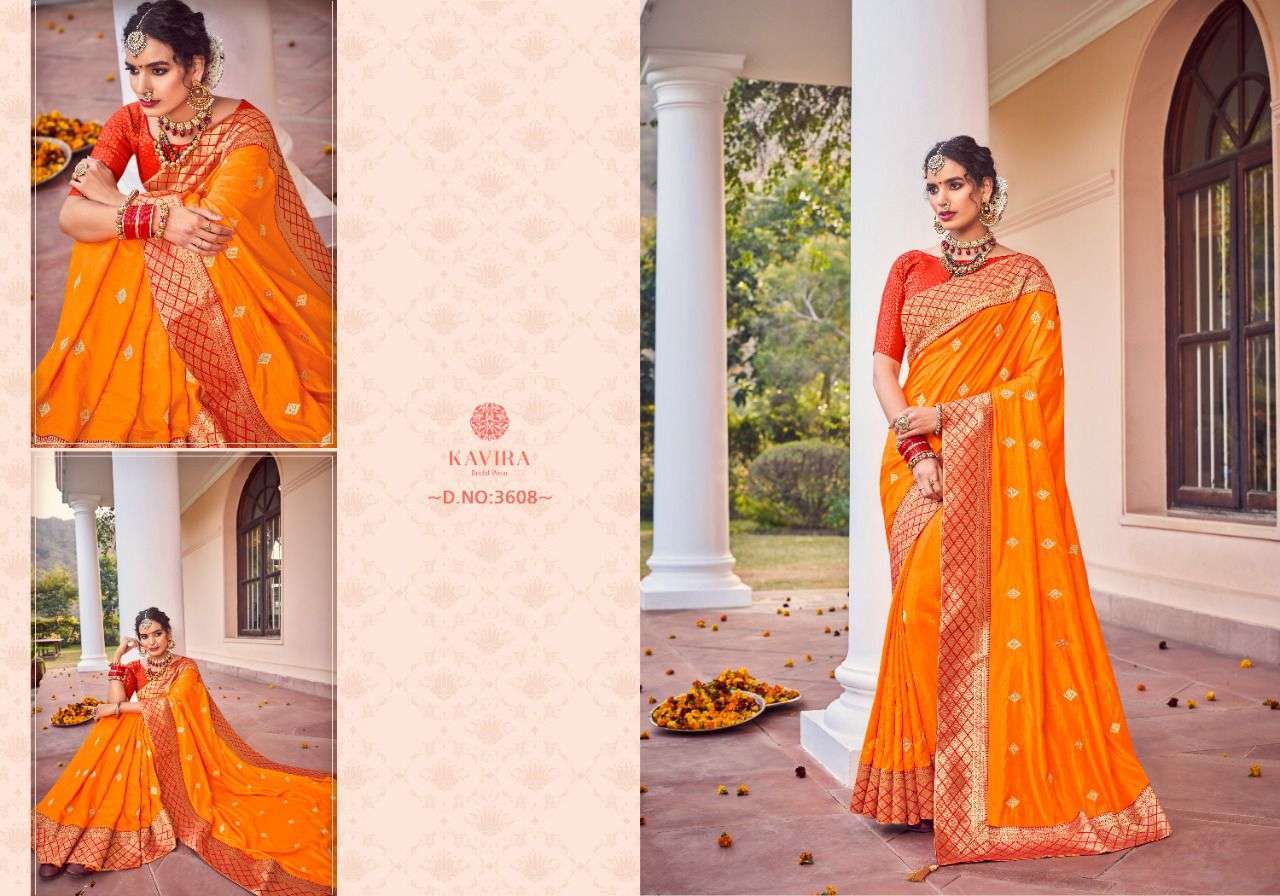 Raj Nandini Choudhary In Banarsi Silk Saree. Available In 2 Colours. –  Indiehues