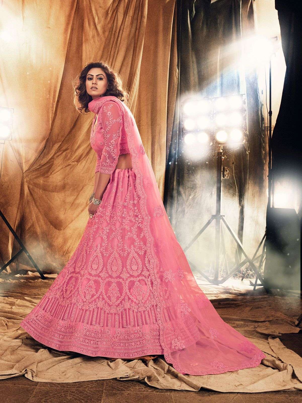 SENHORA SANSKRUTI BRIDAL HERITAGE VOL-5 DESIGNER NET LEHENGA 