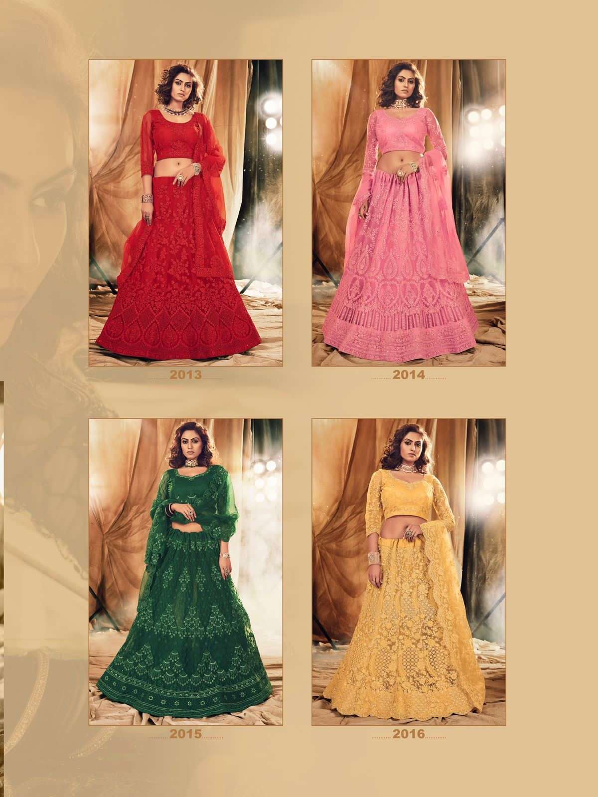 SENHORA SANSKRUTI BRIDAL HERITAGE VOL-5 DESIGNER NET LEHENGA 