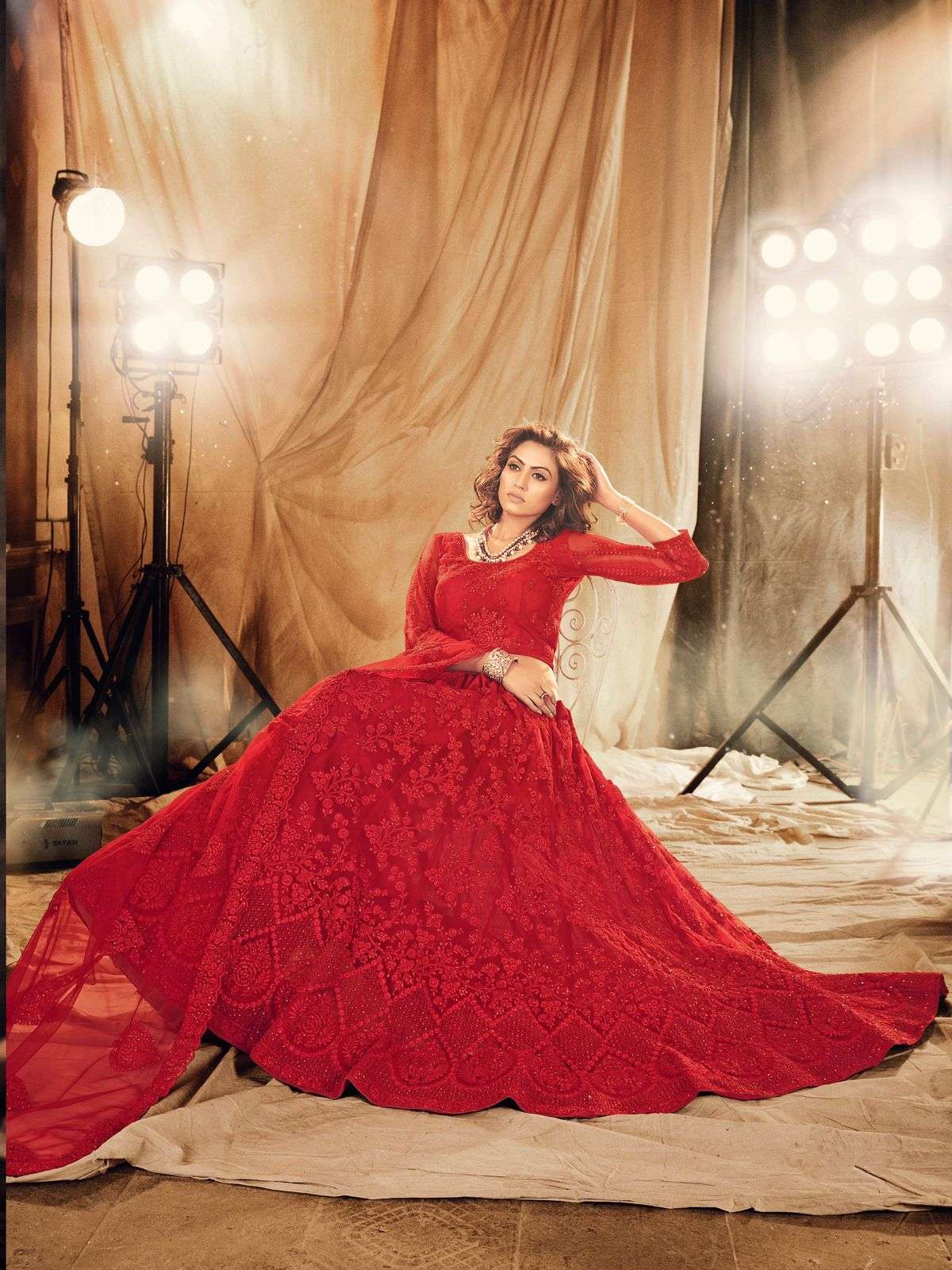 SENHORA SANSKRUTI BRIDAL HERITAGE VOL-5 DESIGNER NET LEHENGA 