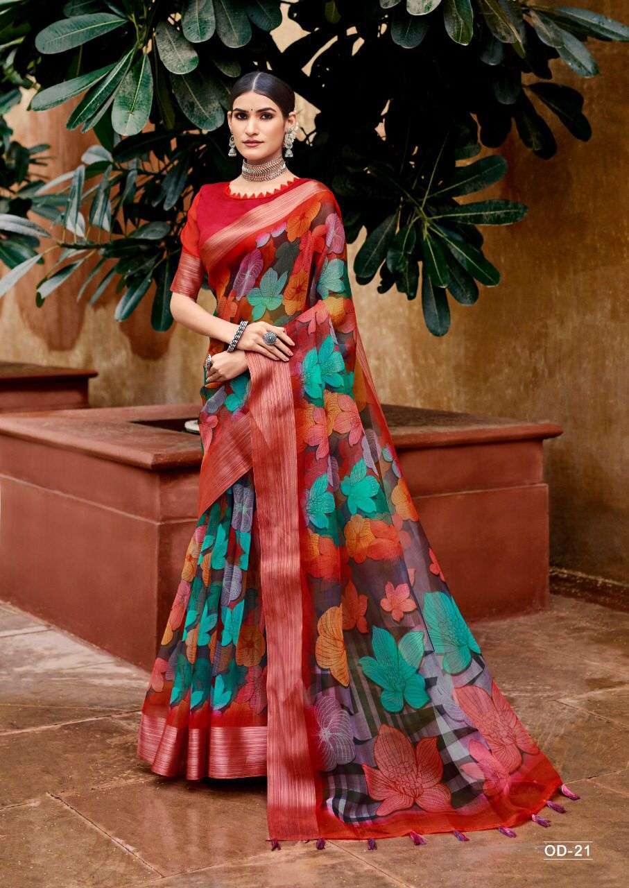 Organic Manipuri Silk Printed Saree at Best Price in Surat | Od Fashion