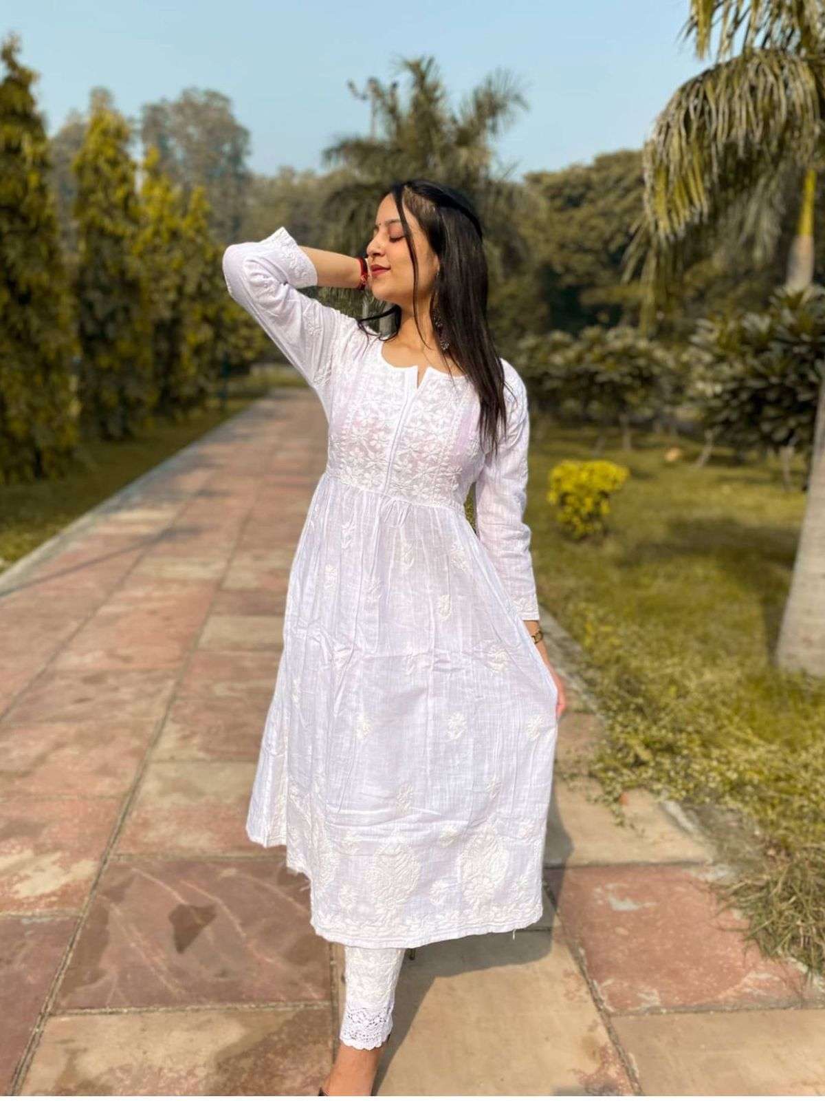X-LADY 6 COLORS DESIGNER PREMIUM RAYON COTTON KURTI 