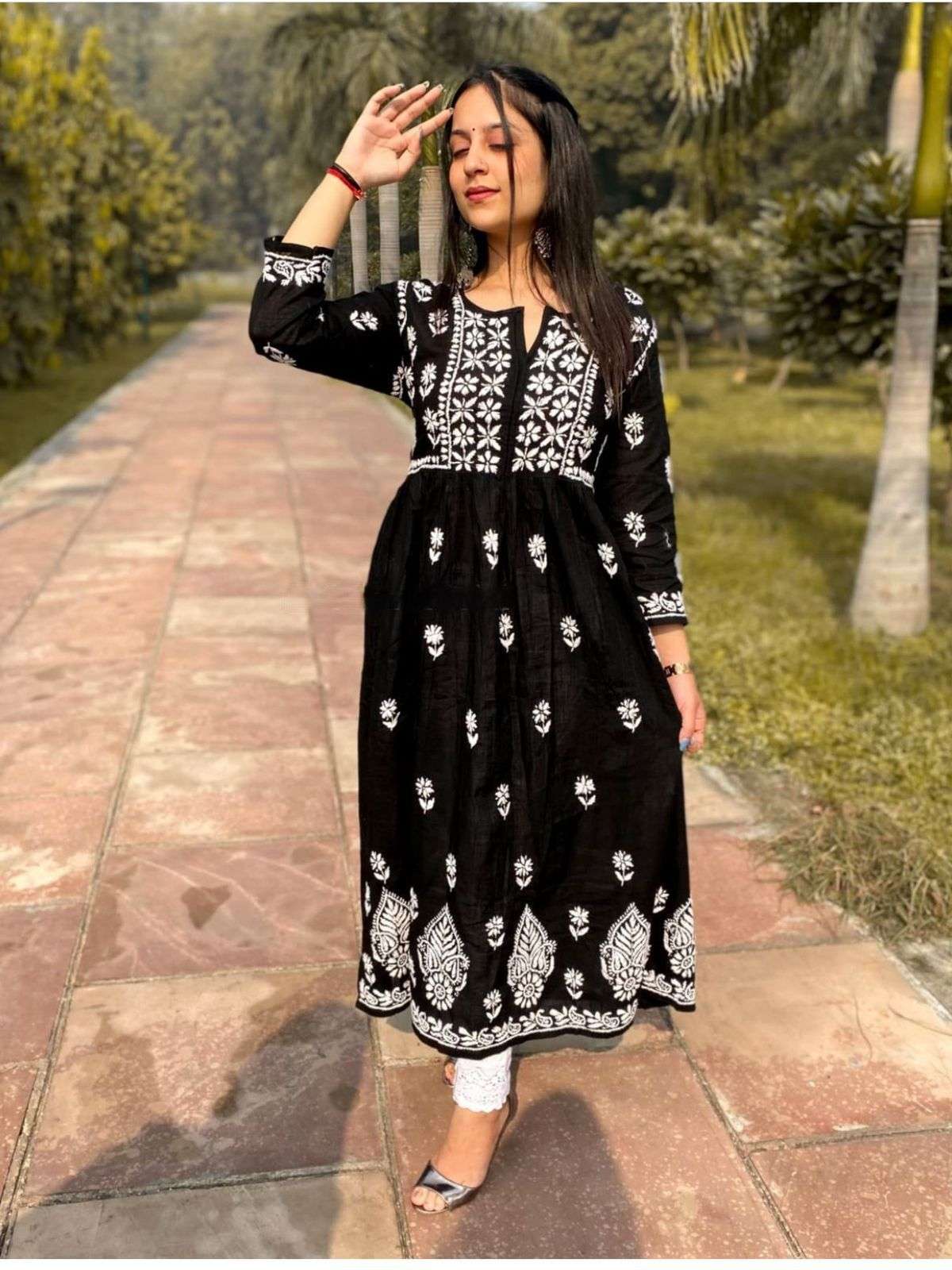 X-LADY 6 COLORS DESIGNER PREMIUM RAYON COTTON KURTI 