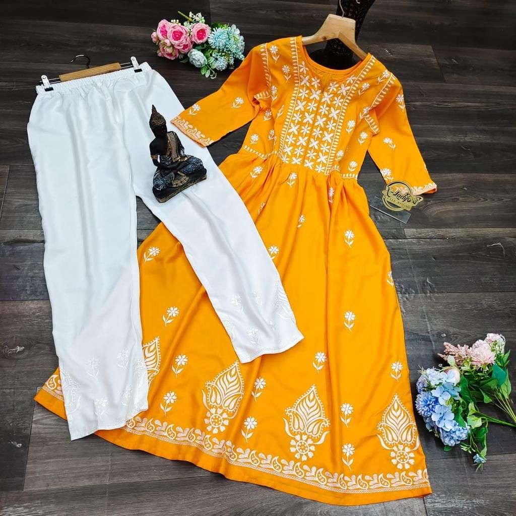 X-LADY 6 COLORS DESIGNER PREMIUM RAYON COTTON KURTI 
