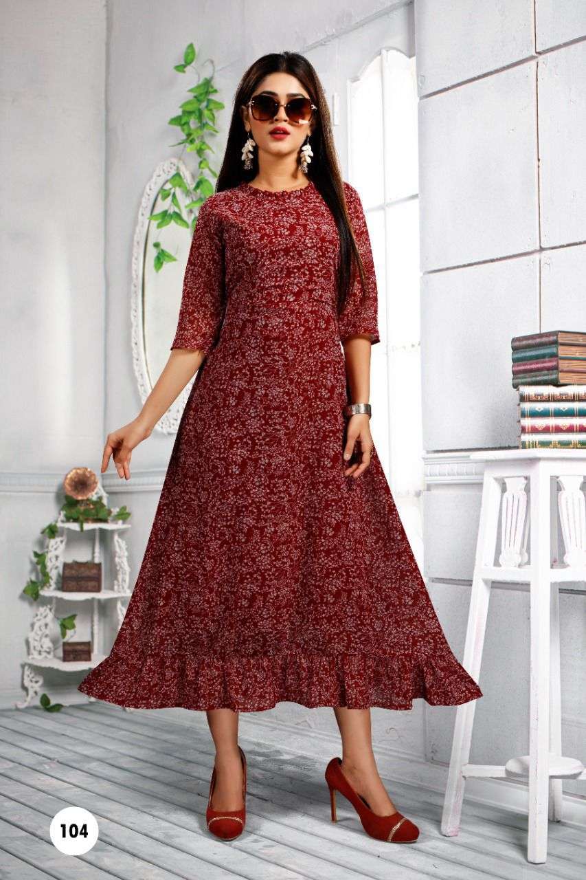 Deeptex Queen India Vol 3 Casual Wear Kurti With Bottom Collection  :textileexport