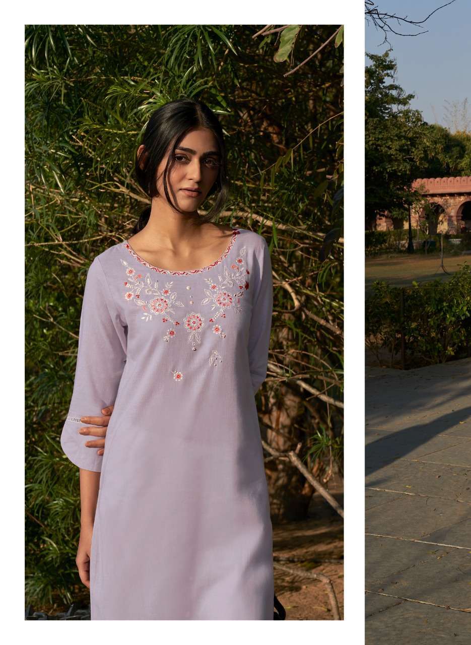 four buttons colors vol 13 series 1881-1888 heavy cotton linen kurti 
