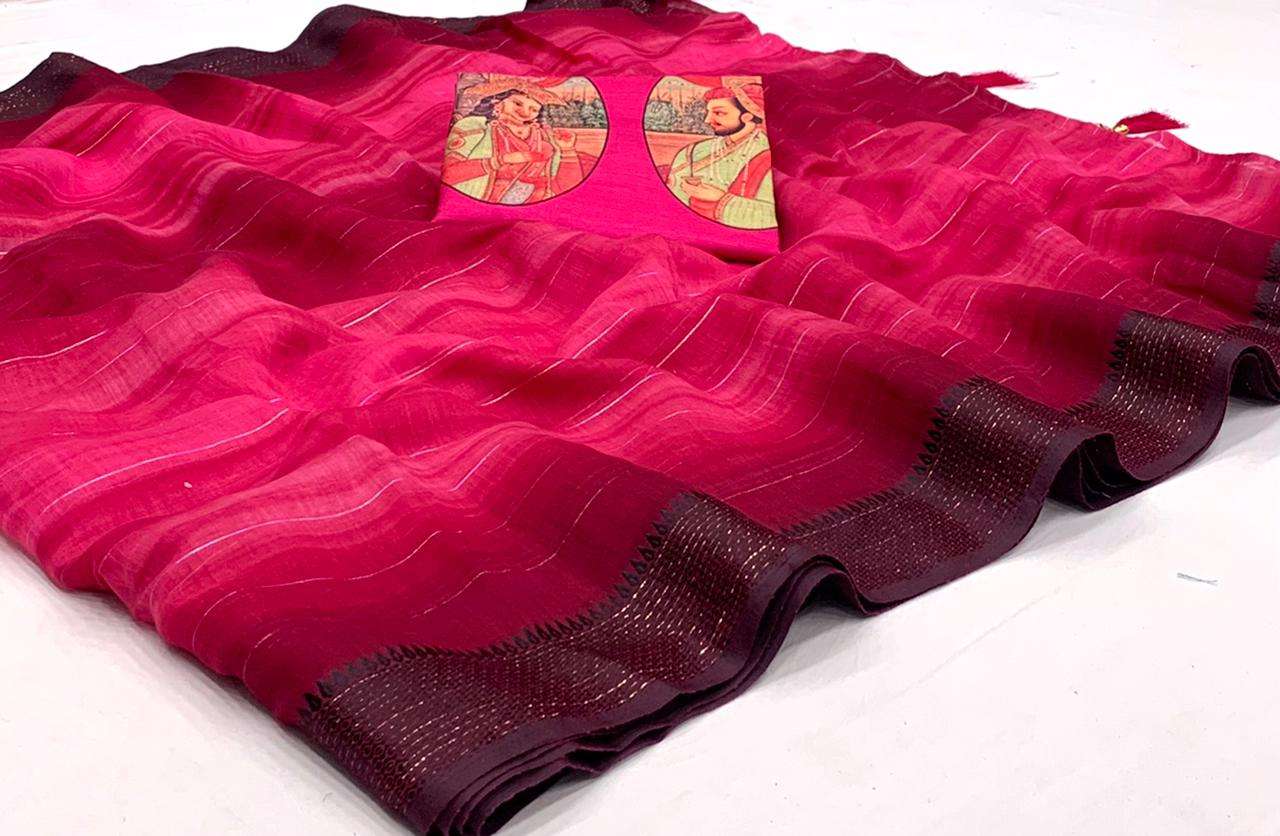 Buy Yellow Sarees for Women by Hastakala Online | Ajio.com