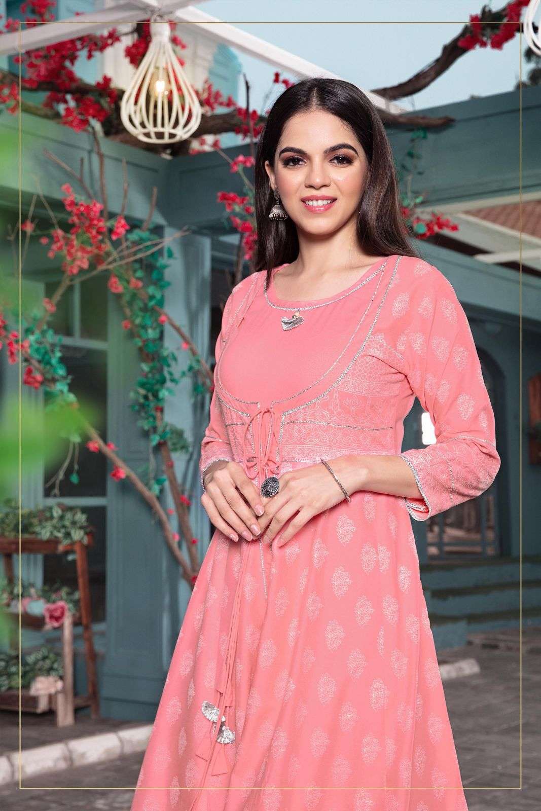 heritage elite series 01-05 rayon printed heavy soft viscose kurti 