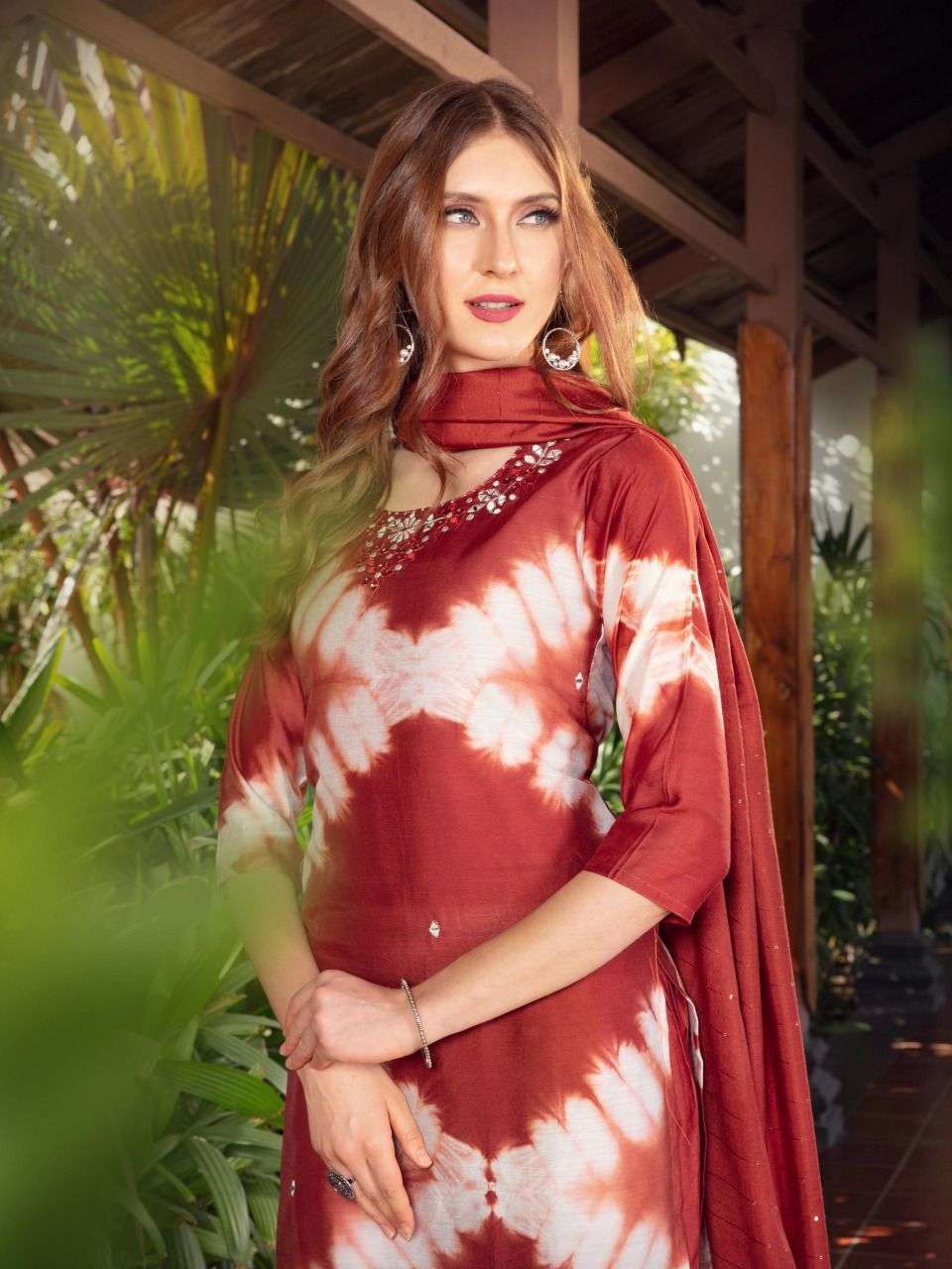 heritage tanishq series 01-06 premium silk chanderi readymade suit 