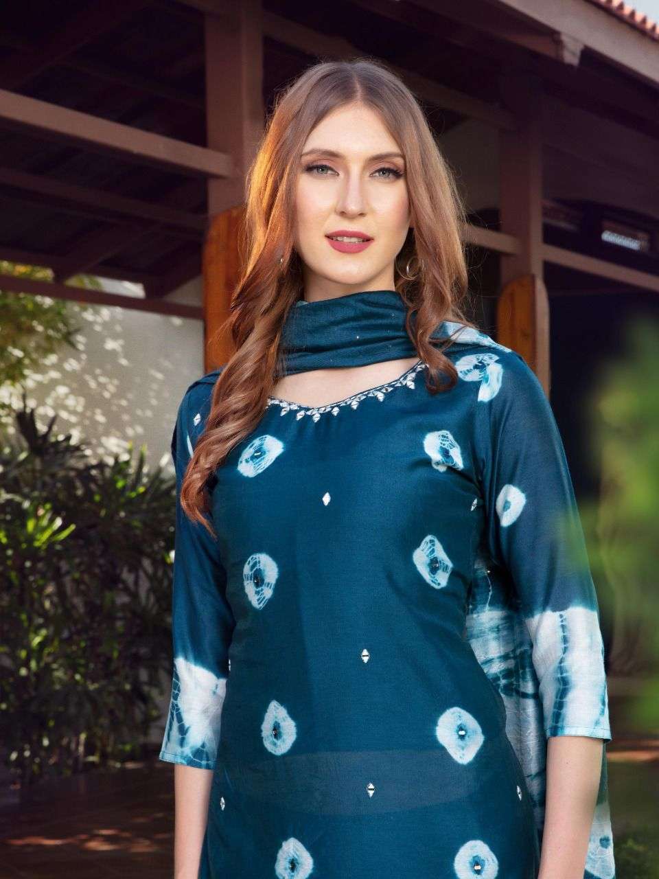 heritage tanishq series 01-06 premium silk chanderi readymade suit 