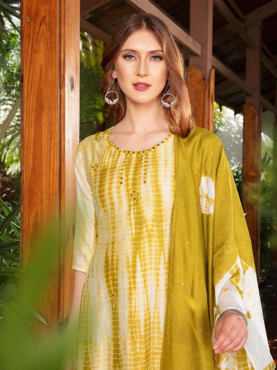 heritage tanishq series 01-06 premium silk chanderi readymade suit 