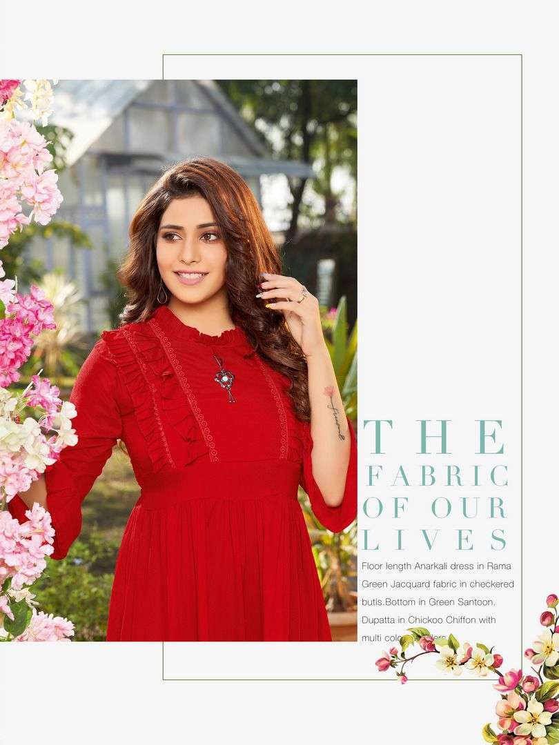 heritage trendy series 1001-1007 rayon heavy soft viscose liquid kurti