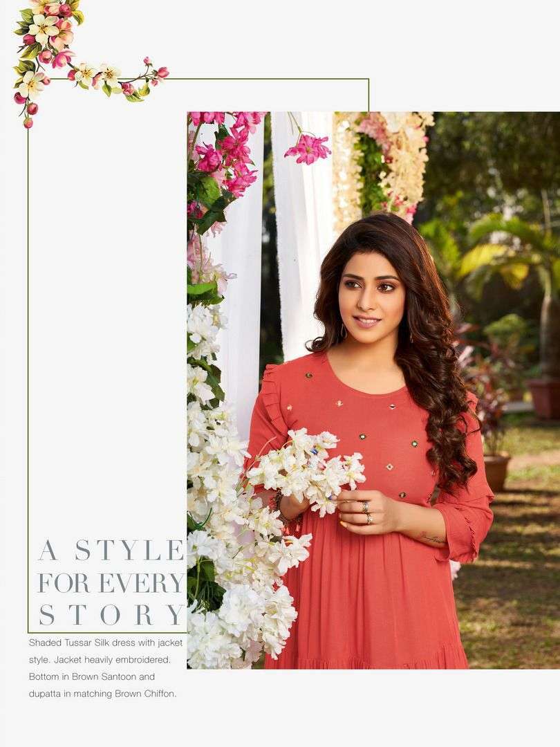 heritage trendy series 1001-1007 rayon heavy soft viscose liquid kurti
