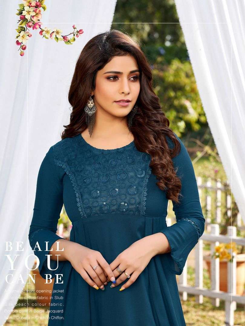 heritage trendy series 1001-1007 rayon heavy soft viscose liquid kurti