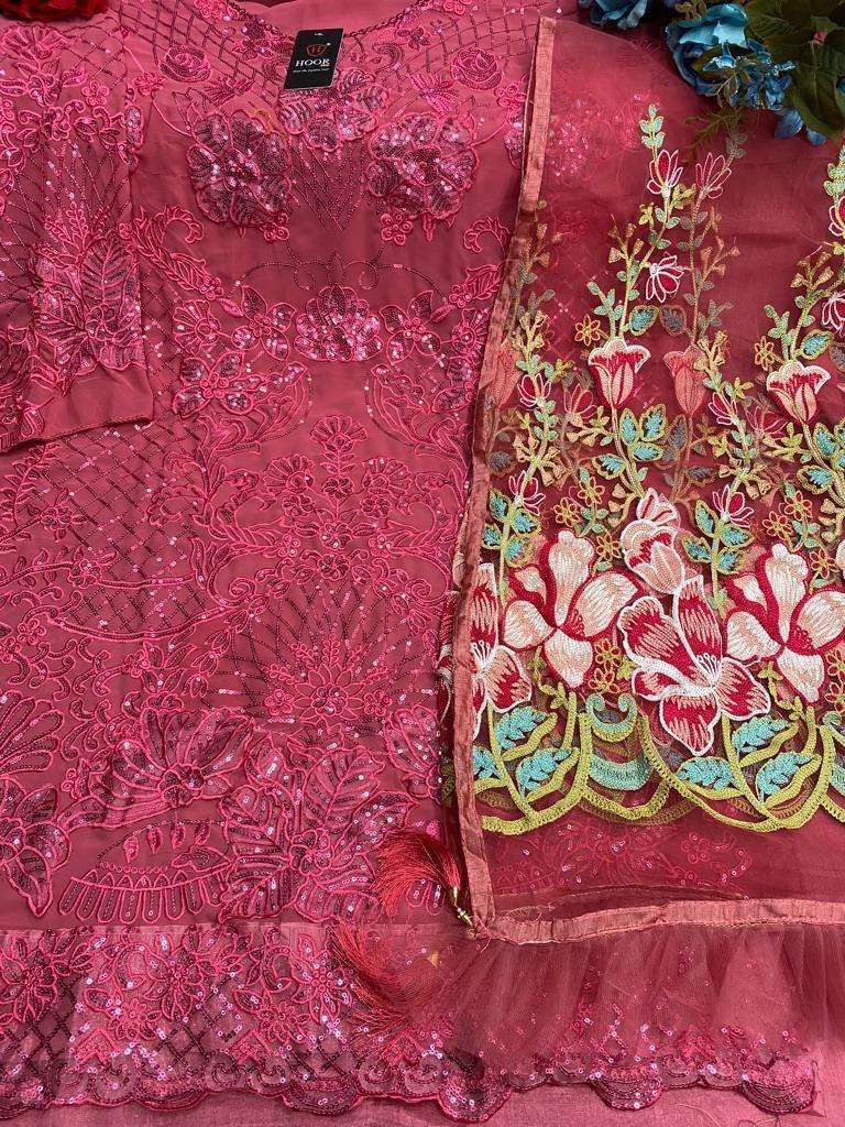 hoor tex 20004 heavy georgette with embroidery work suit 