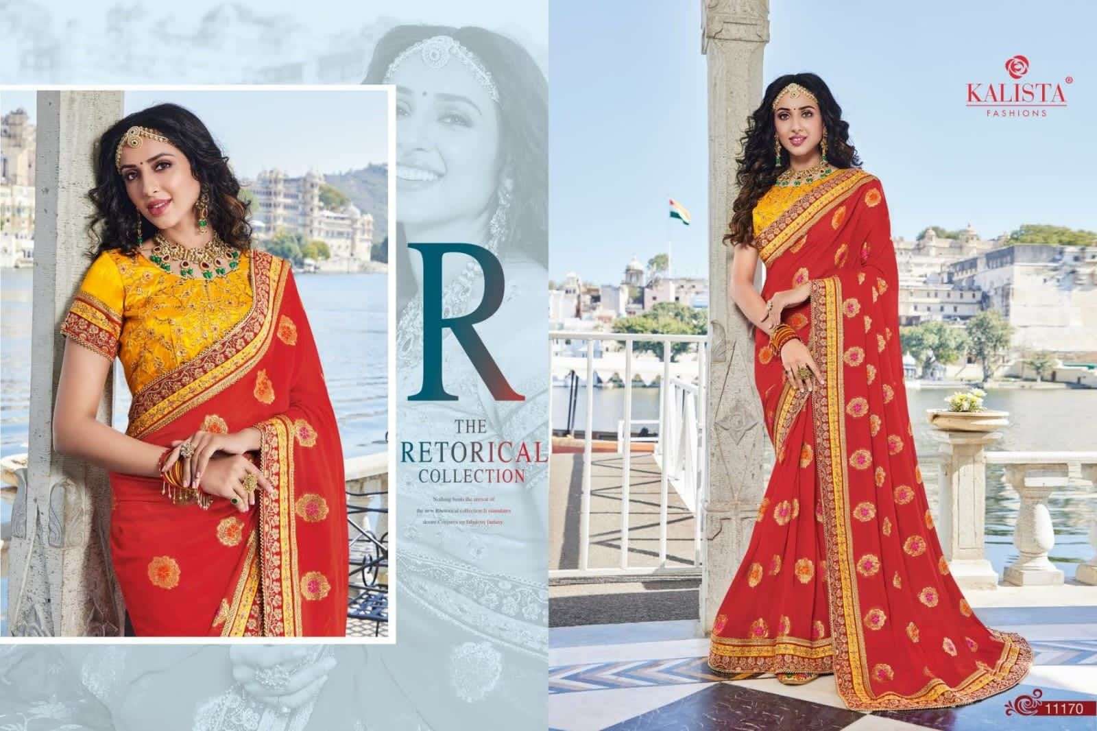 kalista kohinoor gold vol 2 series 11167-11172 Jacquard viscose saree