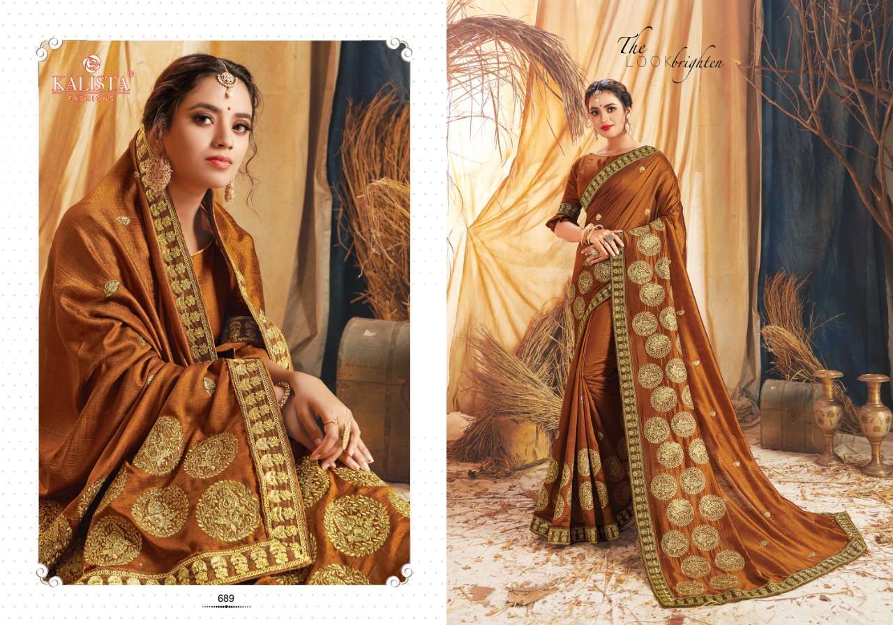 kalista mihika series 685-690 vichitra silk saree