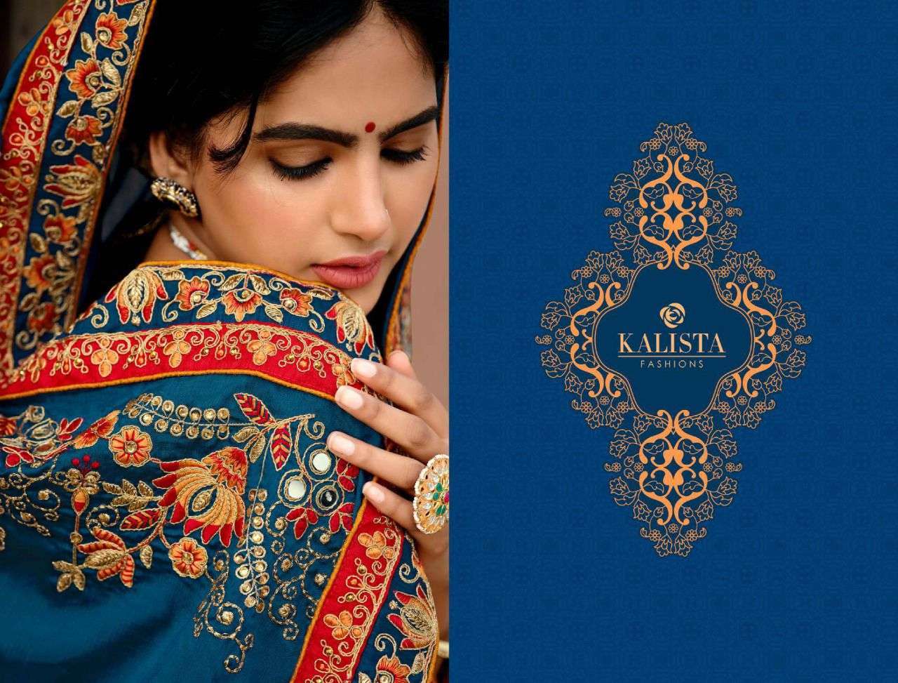 kalista rajnandini series 87621-87626 gaga silk saree