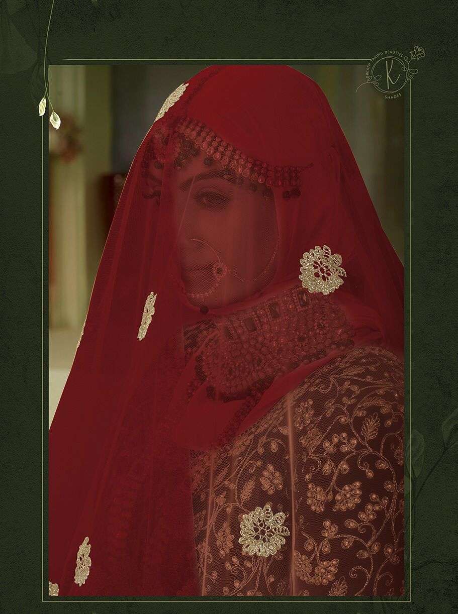 SENHORA DRESSES PEPLUM BRIDAL HERITAGE VOL-8 DESIGNER VELVET LEHENGA 