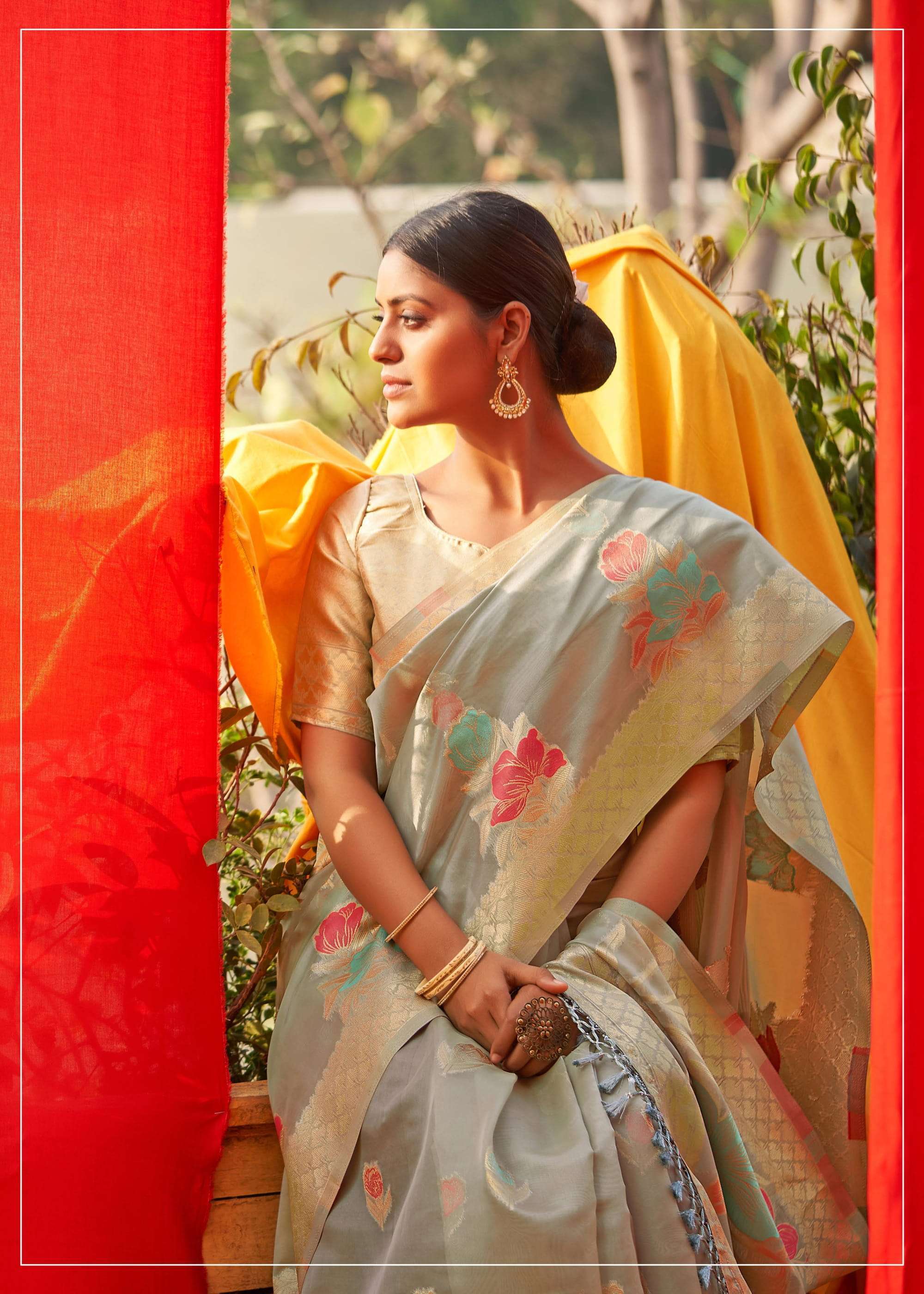 shangrila orgenza weaves vol 5 Pure Soft Original Organza saree