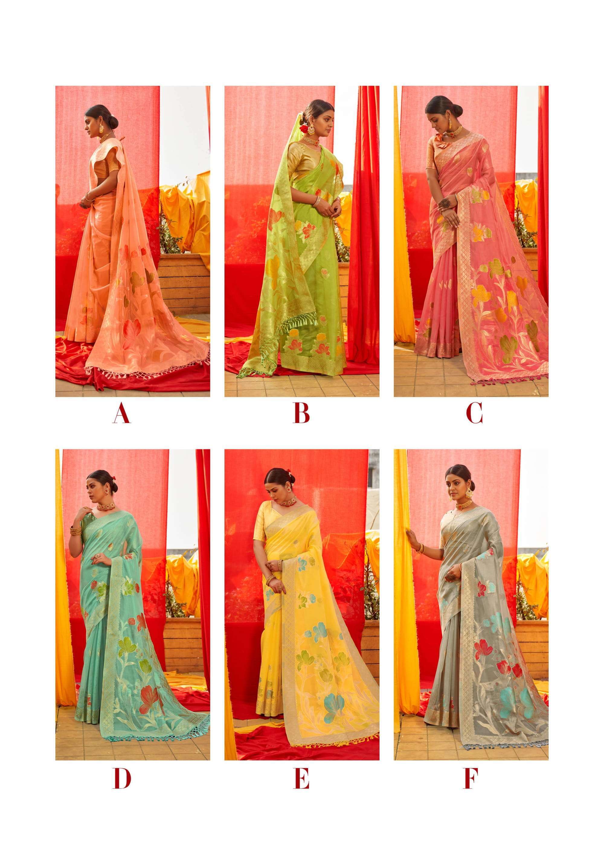 shangrila orgenza weaves vol 5 Pure Soft Original Organza saree