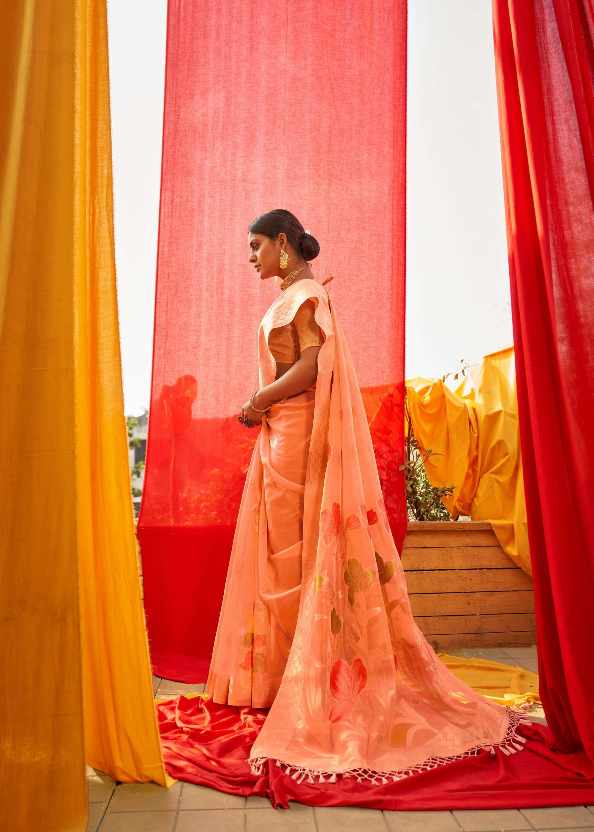 shangrila orgenza weaves vol 5 Pure Soft Original Organza saree