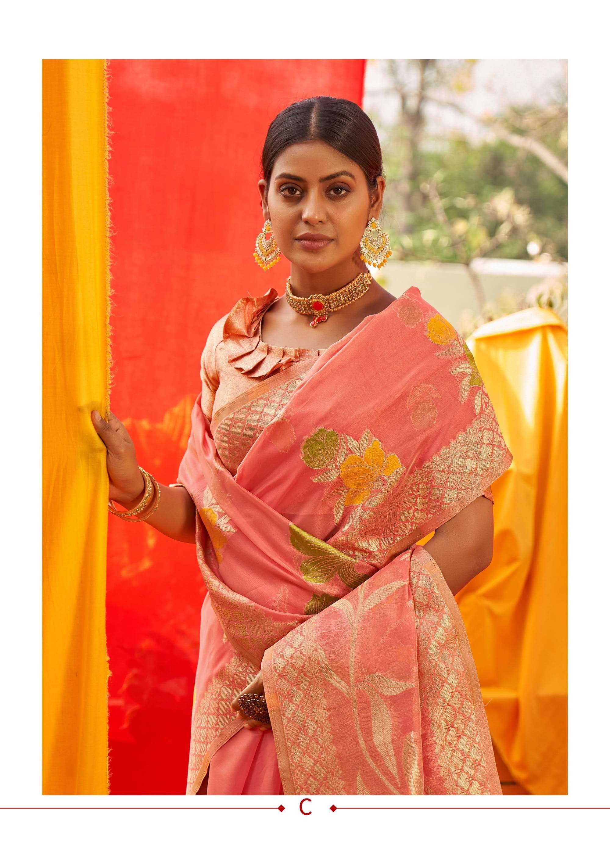 shangrila orgenza weaves vol 5 Pure Soft Original Organza saree
