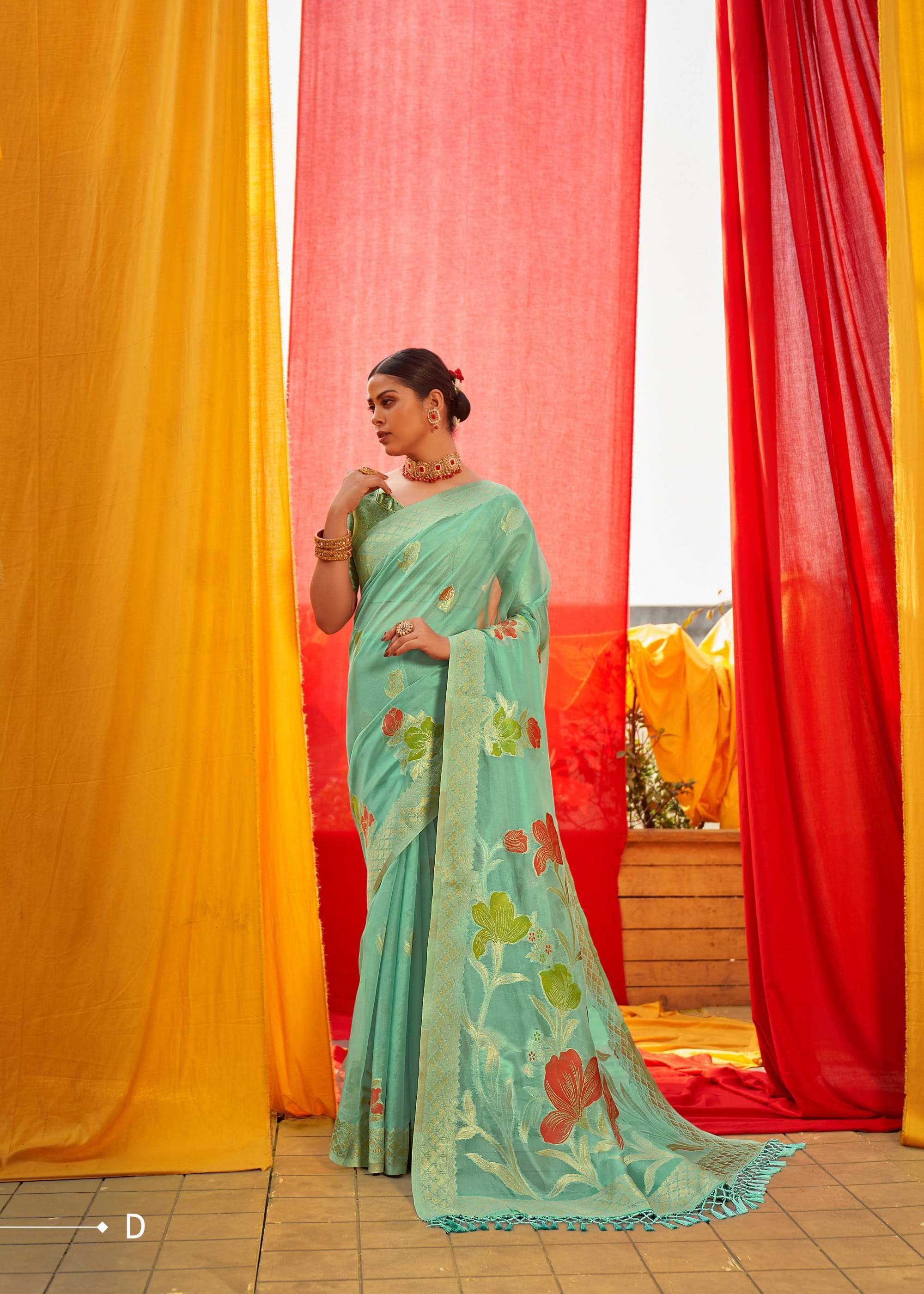shangrila orgenza weaves vol 5 Pure Soft Original Organza saree