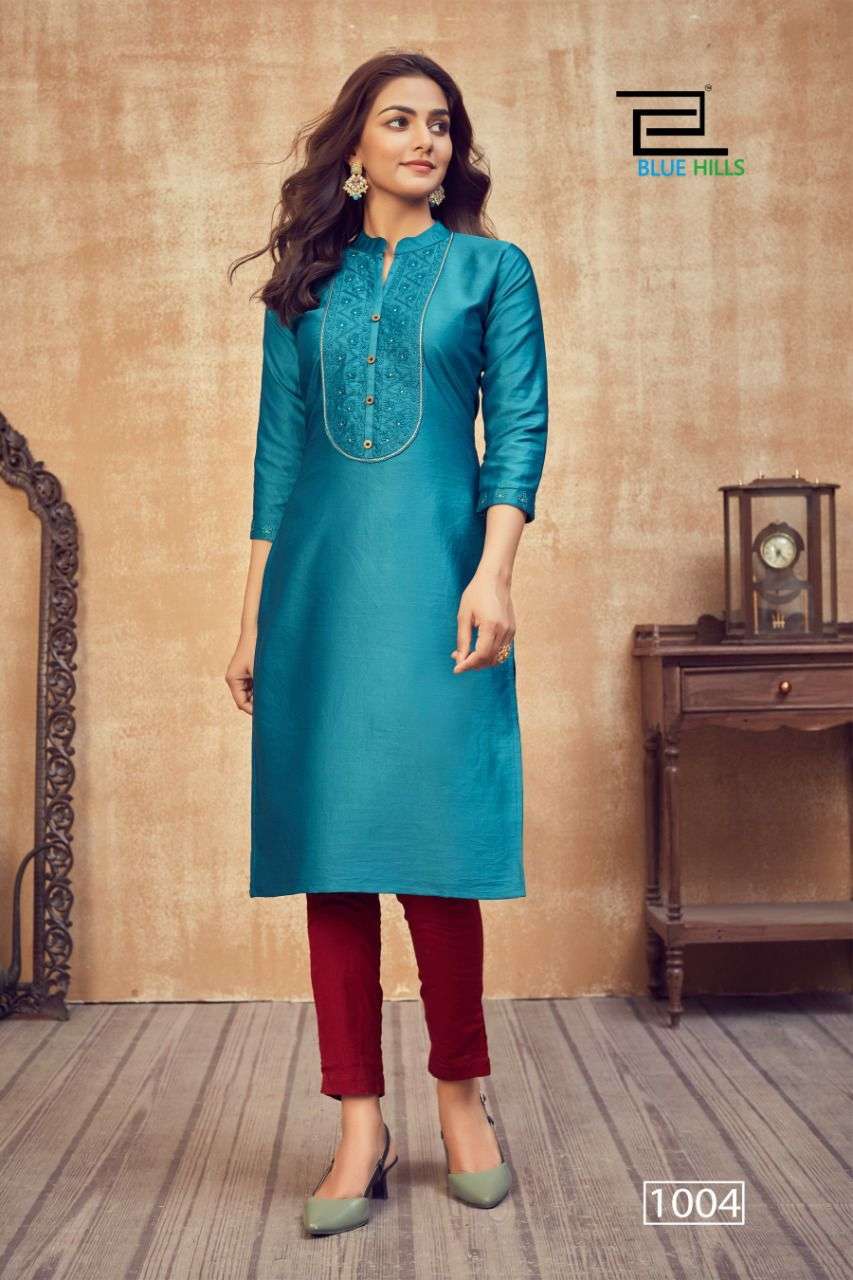 GARDENIA Satin Gather Kurti – Label Jiyani