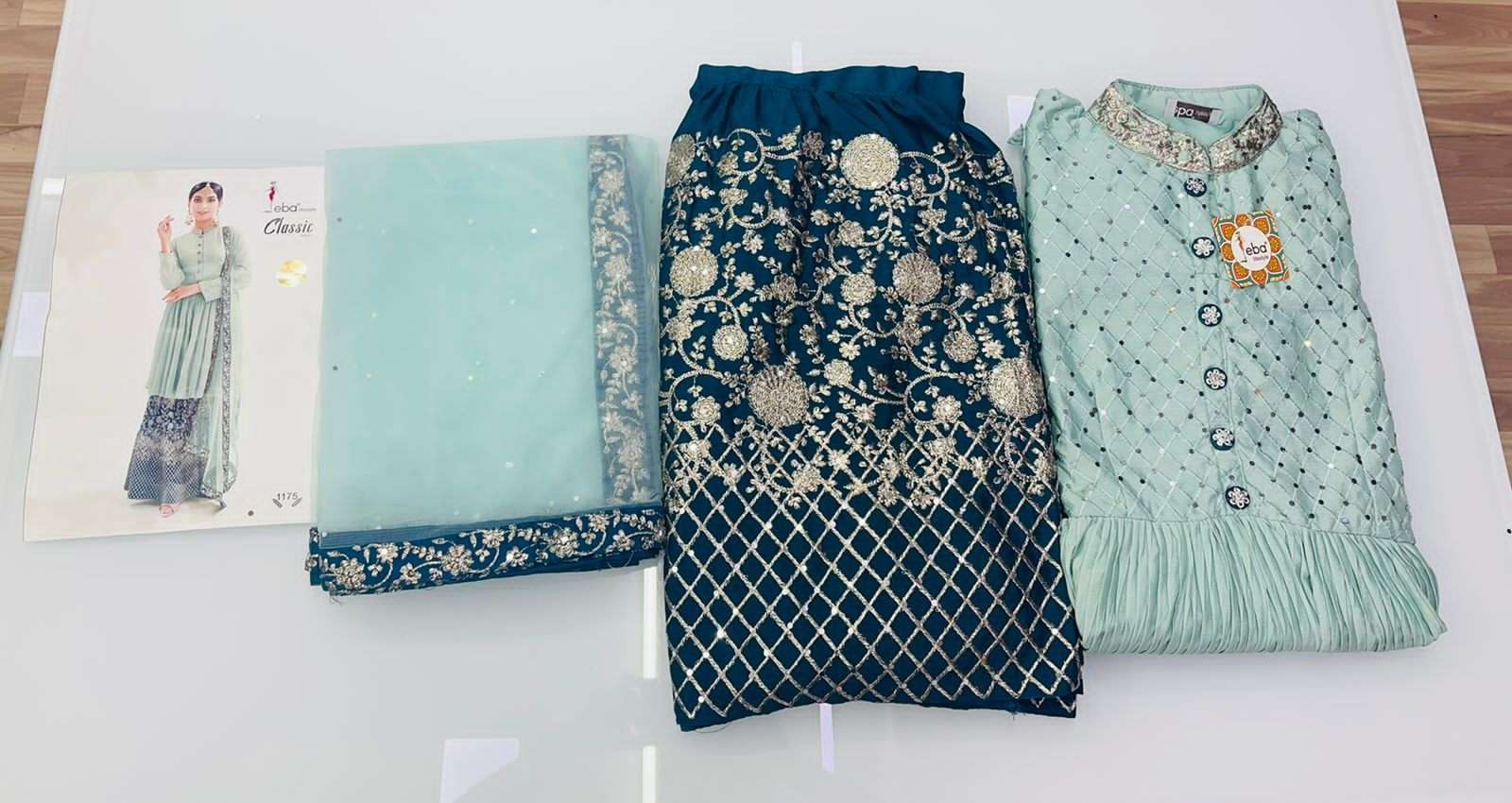 EBA CLASSIC HIT COLOR DESIGNER CHINON SUITS 