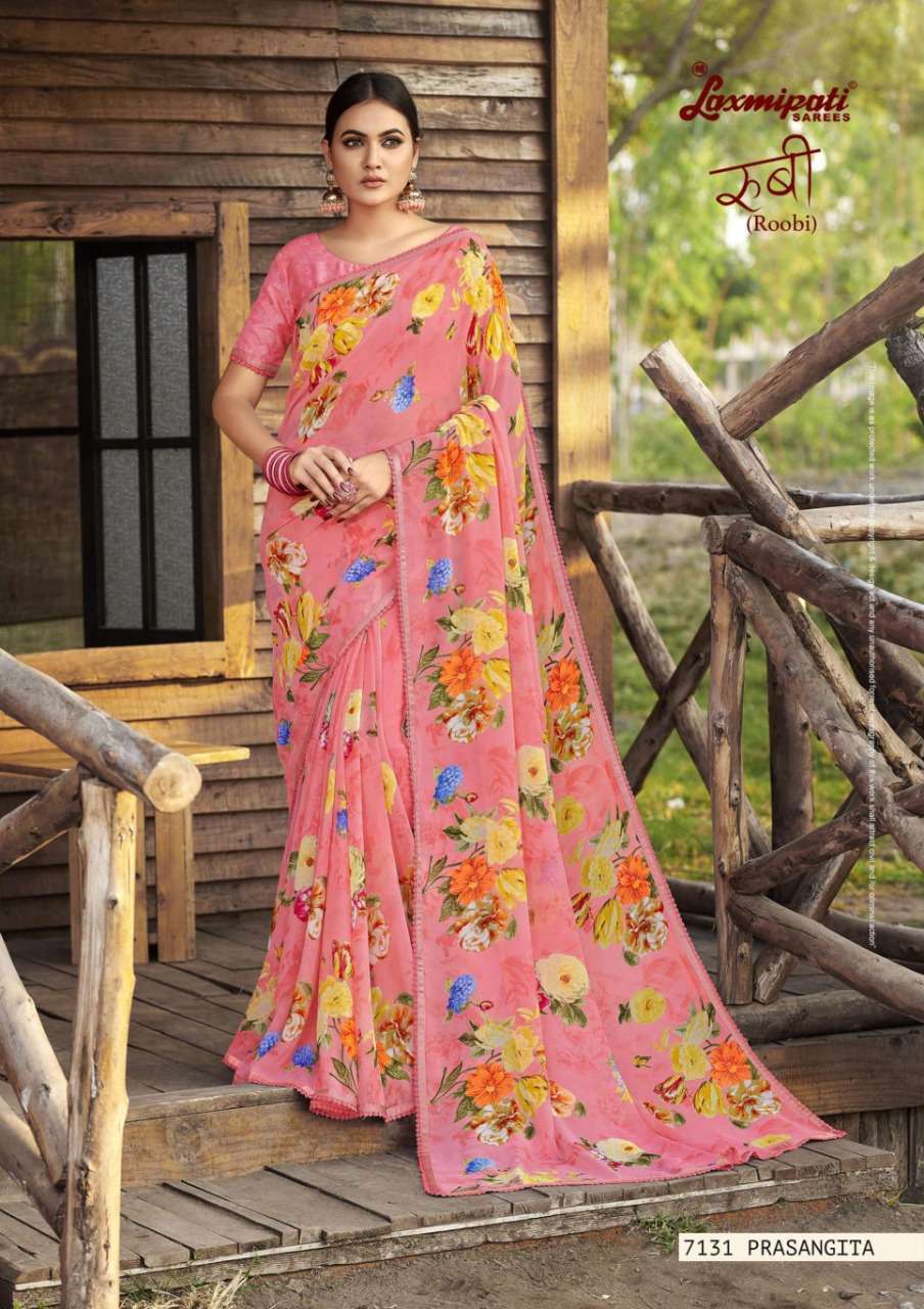 Laxmipati Chapaai 8222 Chiffon Checks Multicolor Saree – Laxmipati Sarees |  Sale