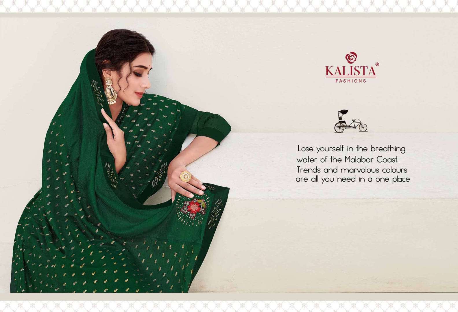 kalista paytm series 5634-5639 fancy fabric saree