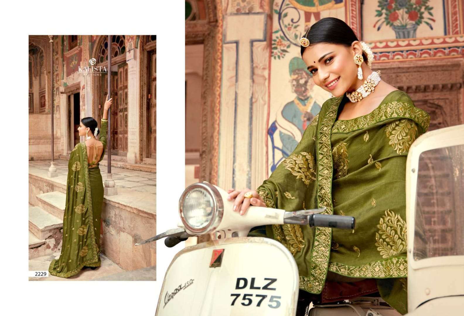 kalista raas leela 2 series 2227-2234 vichitra silk saree