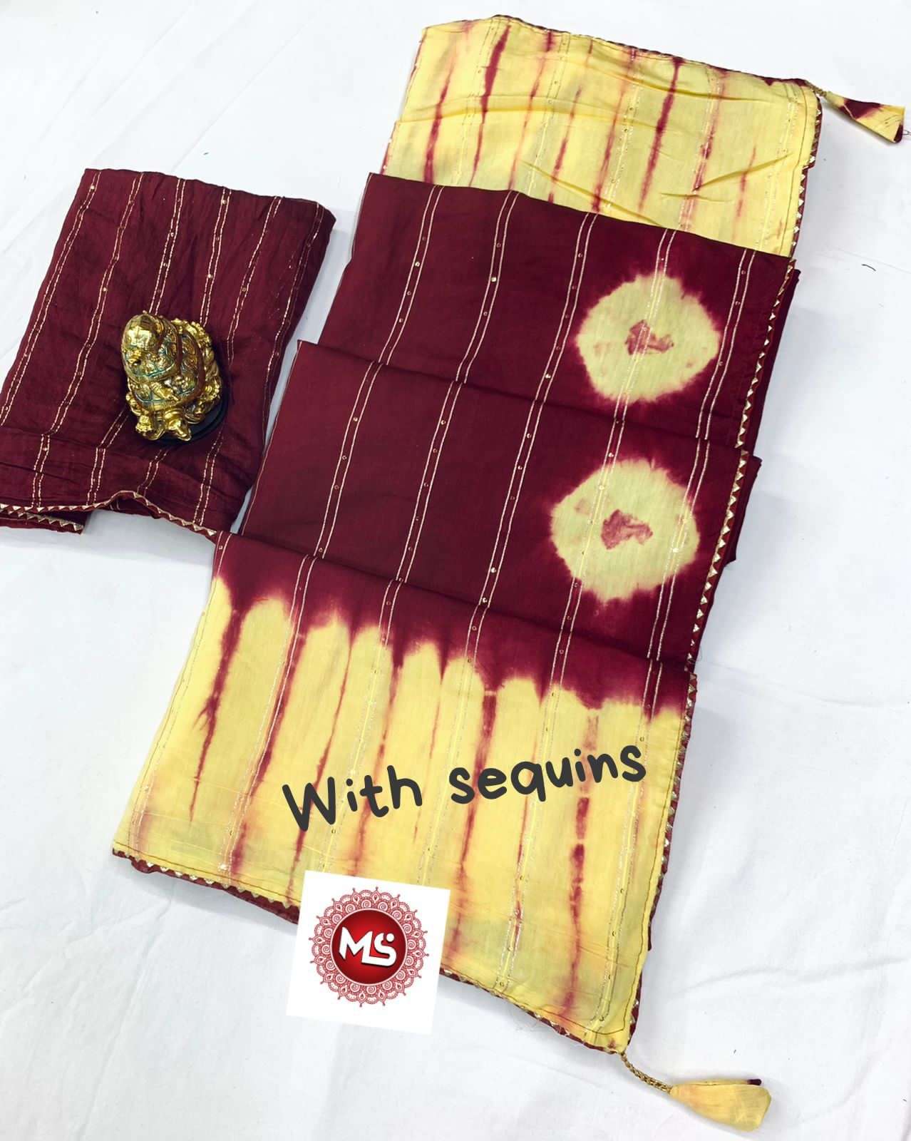 MS BRAND SIBORI VOL 1 DESIGNER PURE HEAVY COTTON SAREE 