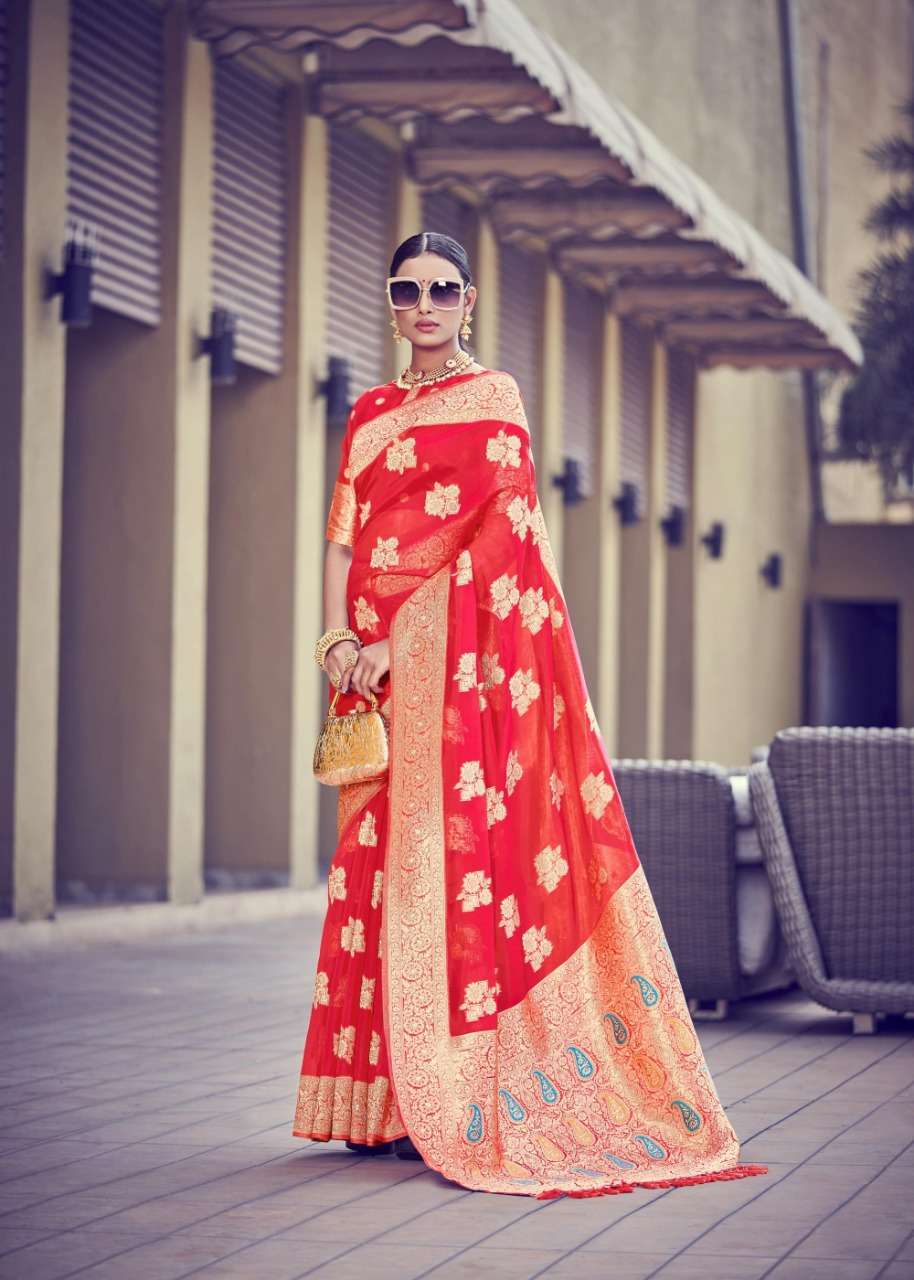 Shangrila Orgenza weaves vol 7 Pure Soft Original Organza saree