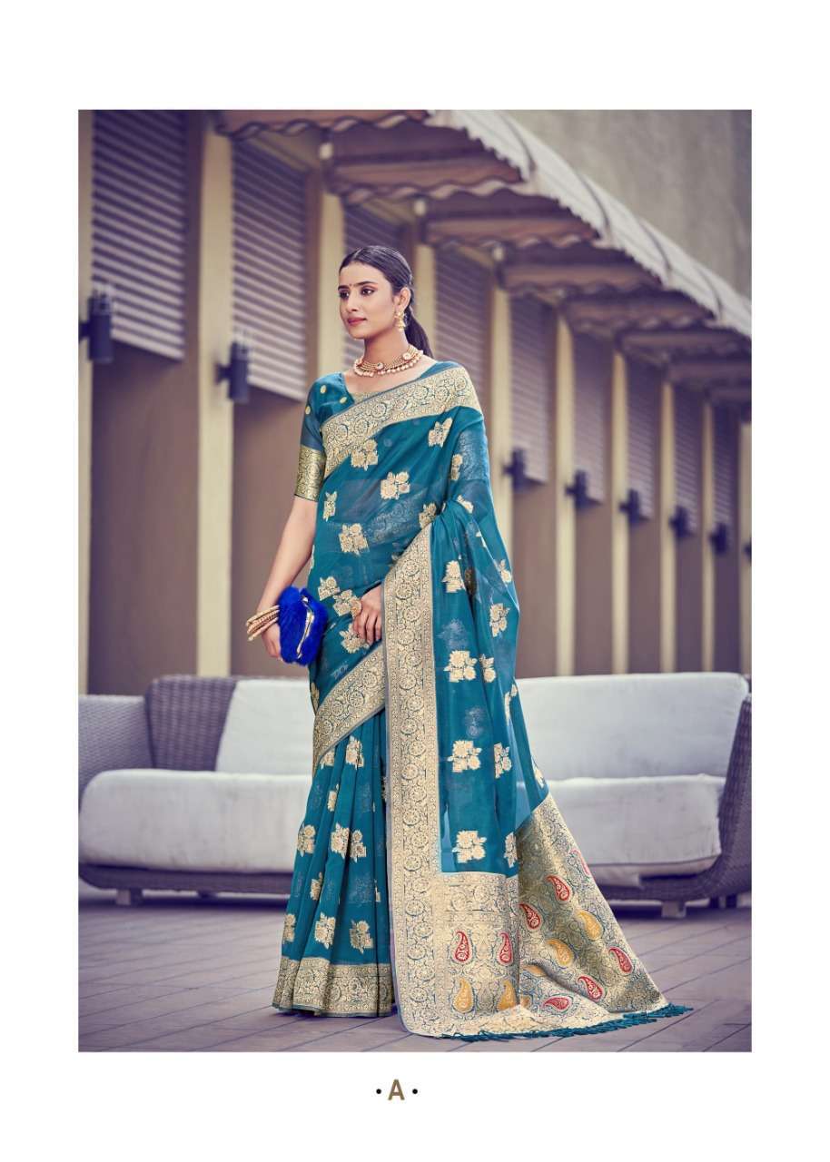 Shangrila Orgenza weaves vol 7 Pure Soft Original Organza saree