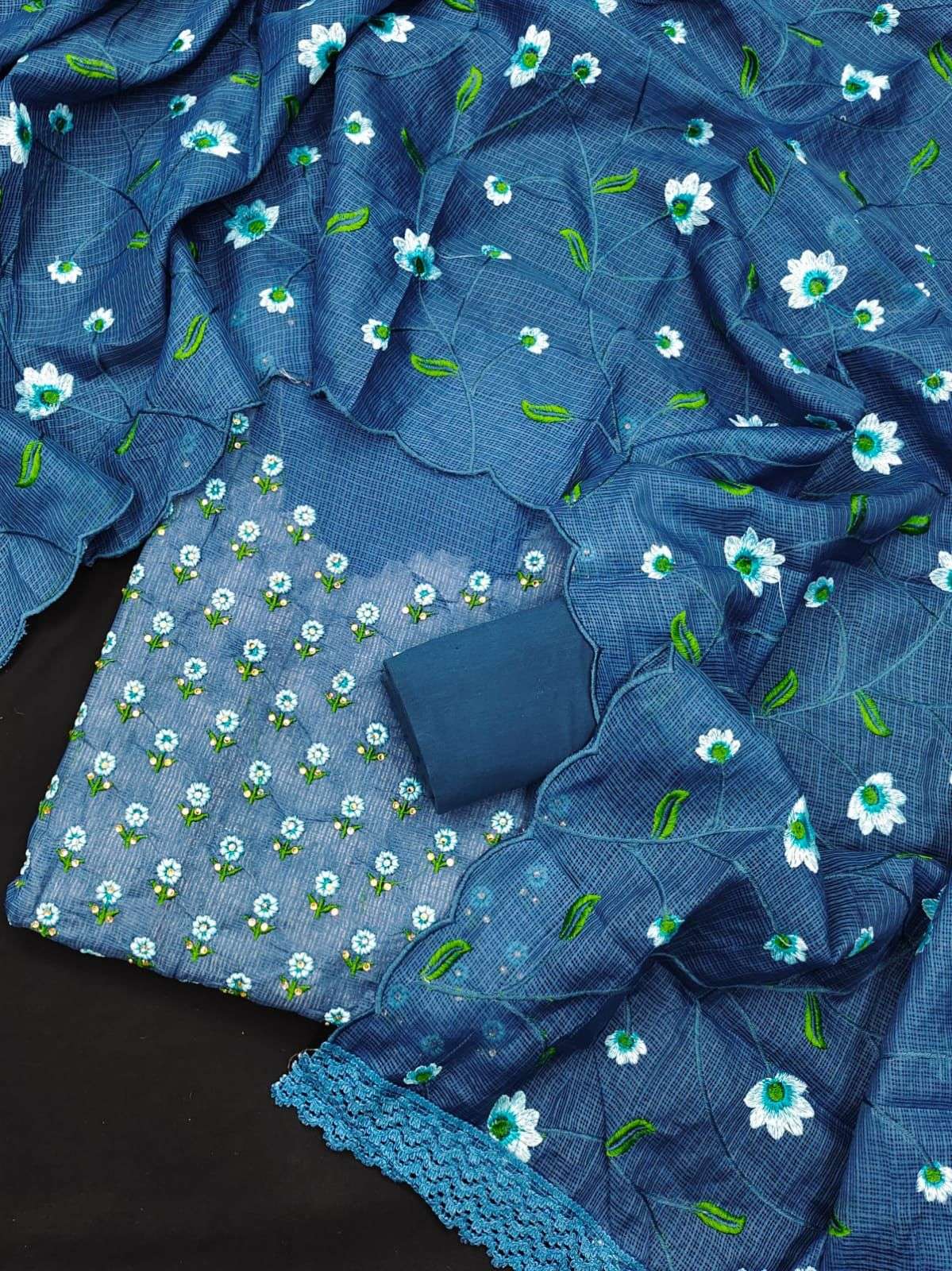 BT-17 DESIGNER KOTA DORIYA EMBROIDERED WORK NON CATALOG DRESS 